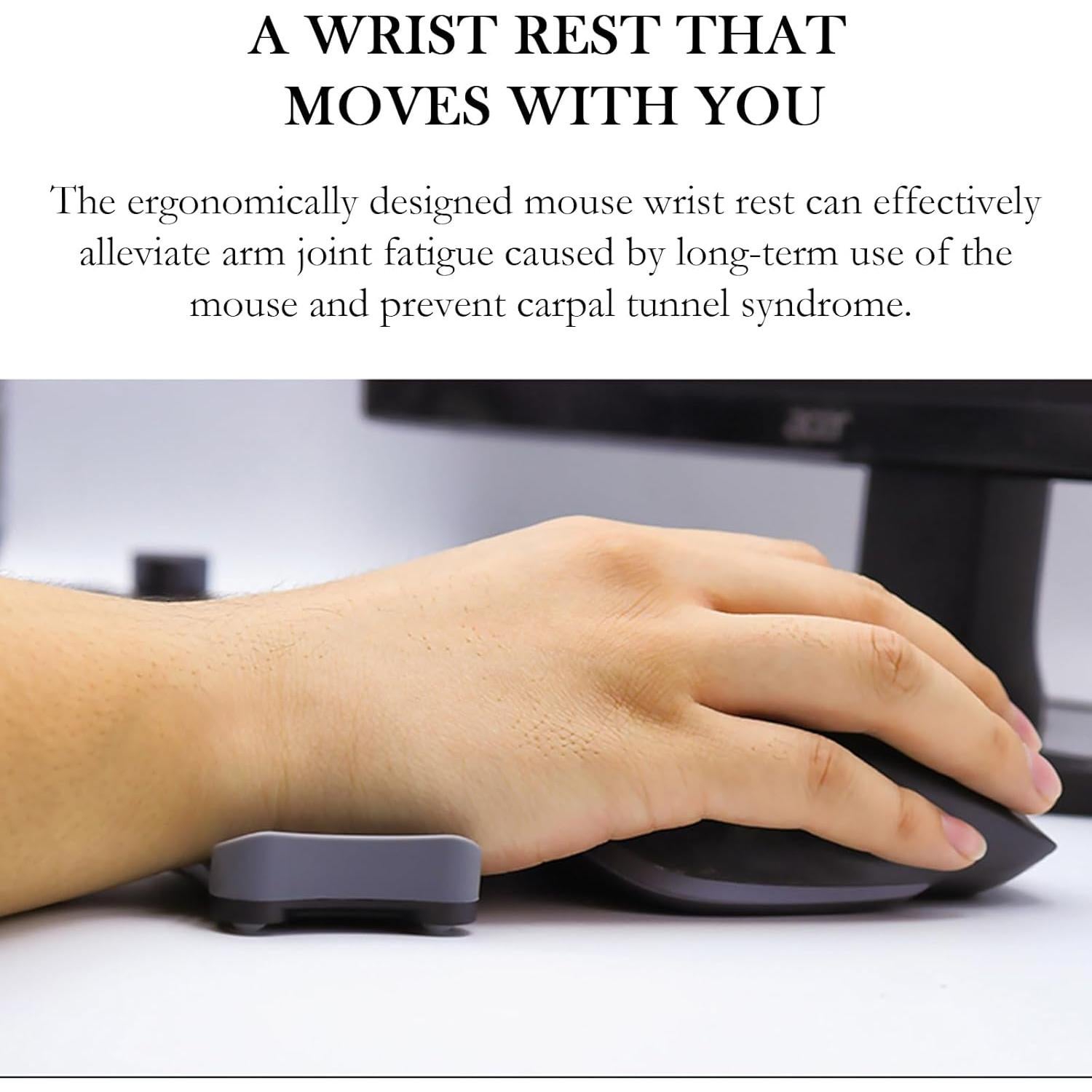 Reposapalmillas Ergonómico Deslizante Potexim 9.1x4.6cm