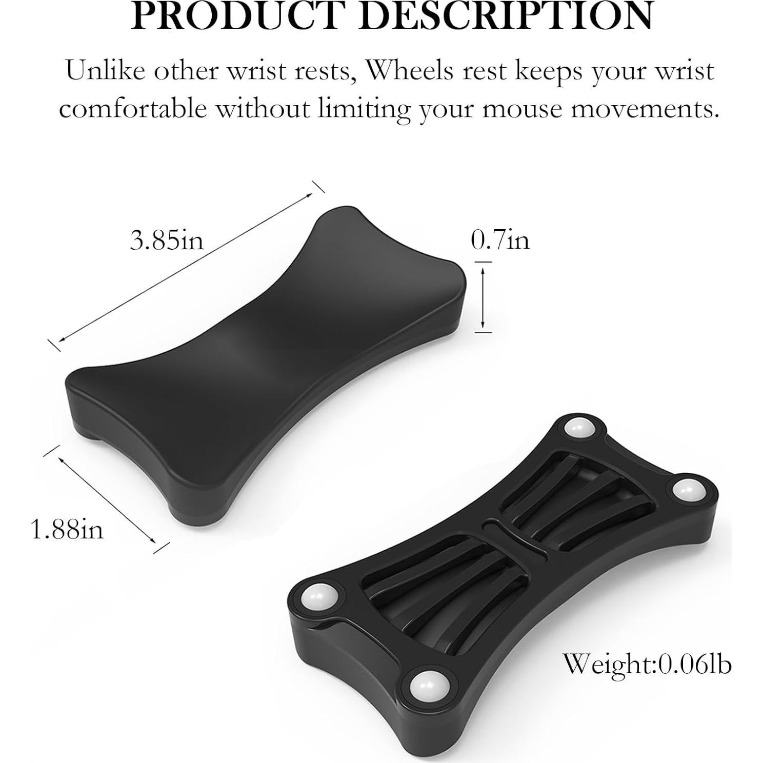 Reposapalmillas Ergonómico Deslizante Potexim 9.1x4.6cm