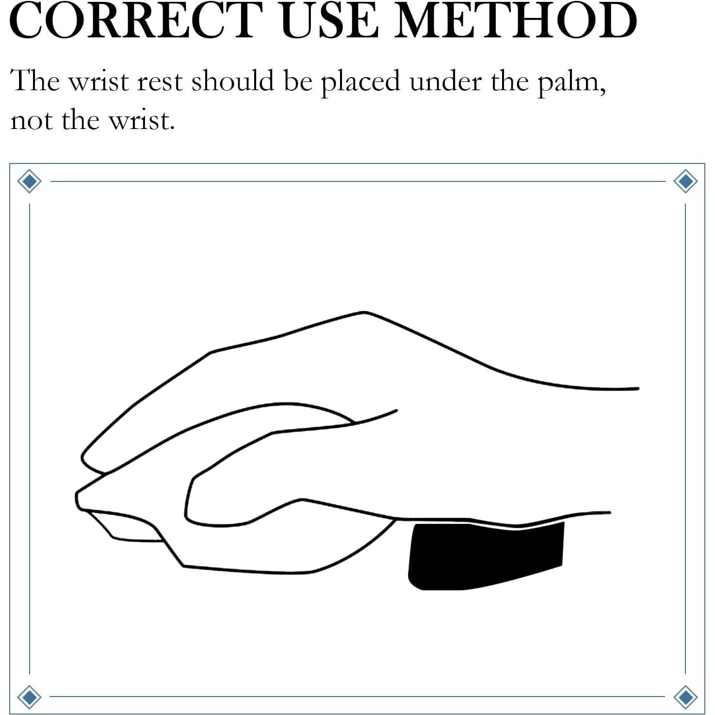 Reposapalmillas Ergonómico Deslizante Potexim 9.1x4.6cm