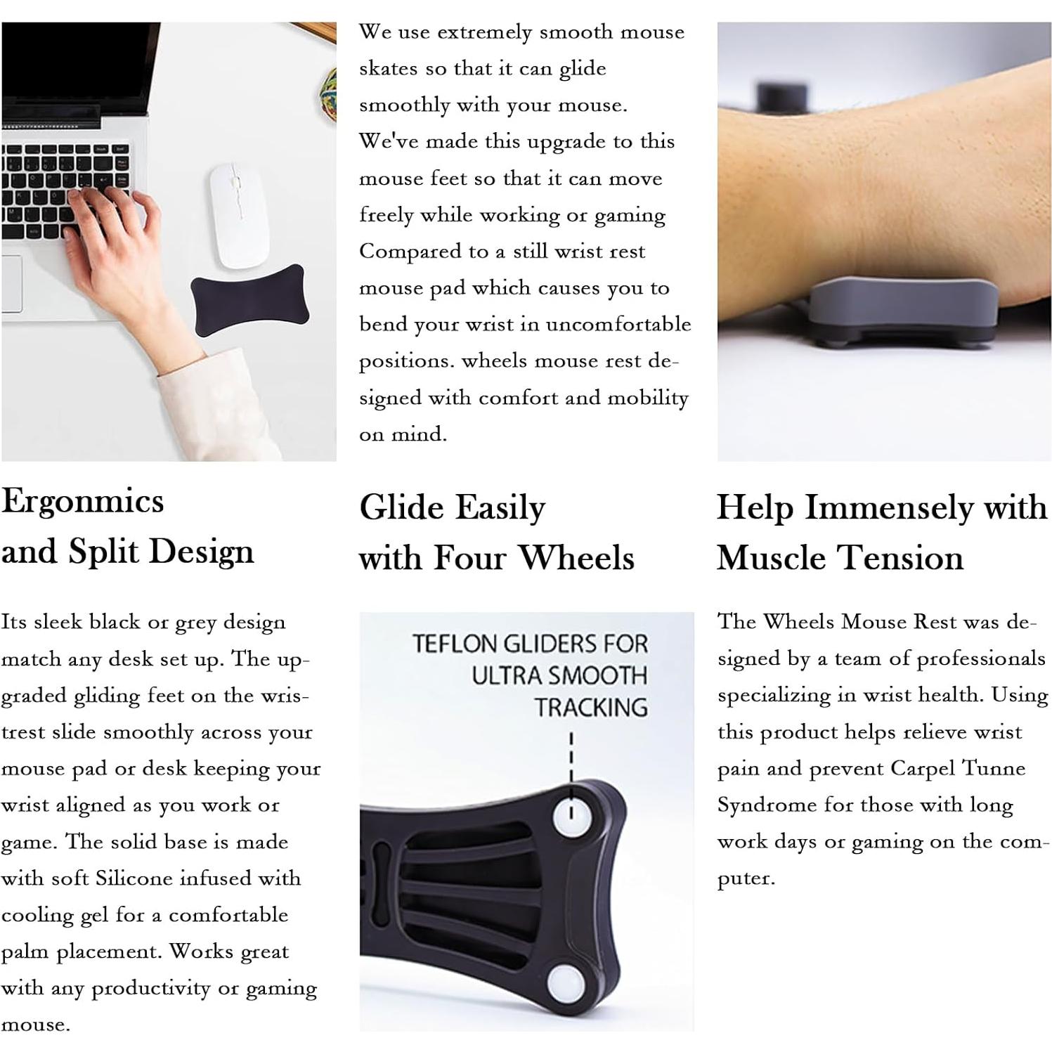 Reposapalmillas Ergonómico Deslizante Potexim 9.1x4.6cm