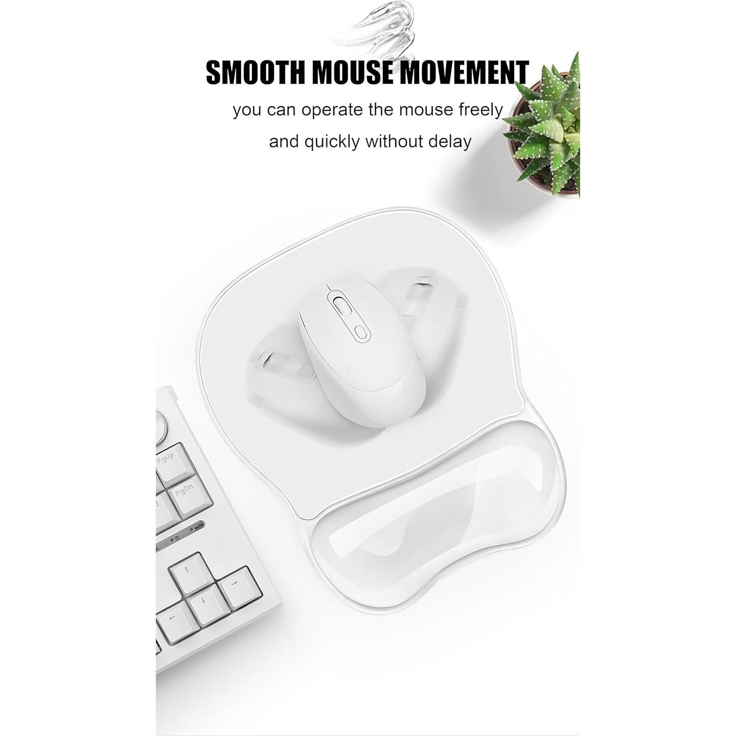 Alfombrilla de Ratón Ergonómica Aszqvd con Reposa Muñeca de Gel