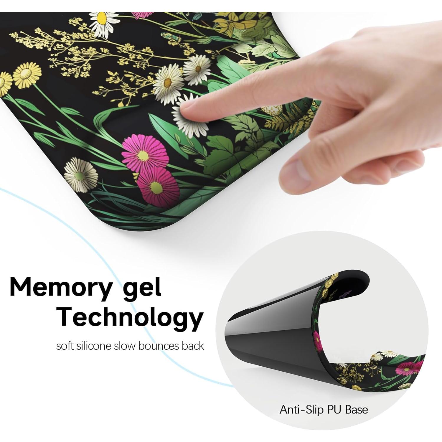 Alfombrilla de Ratón Ergonómica Mcapirivo con Reposamuñecas Gel