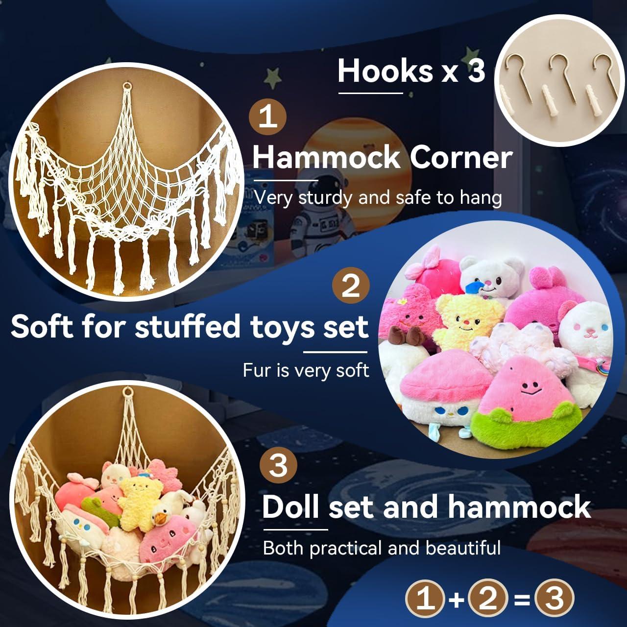 Hamaca de Red para Juguetes de Peluche VIVCIN 1.20 kg