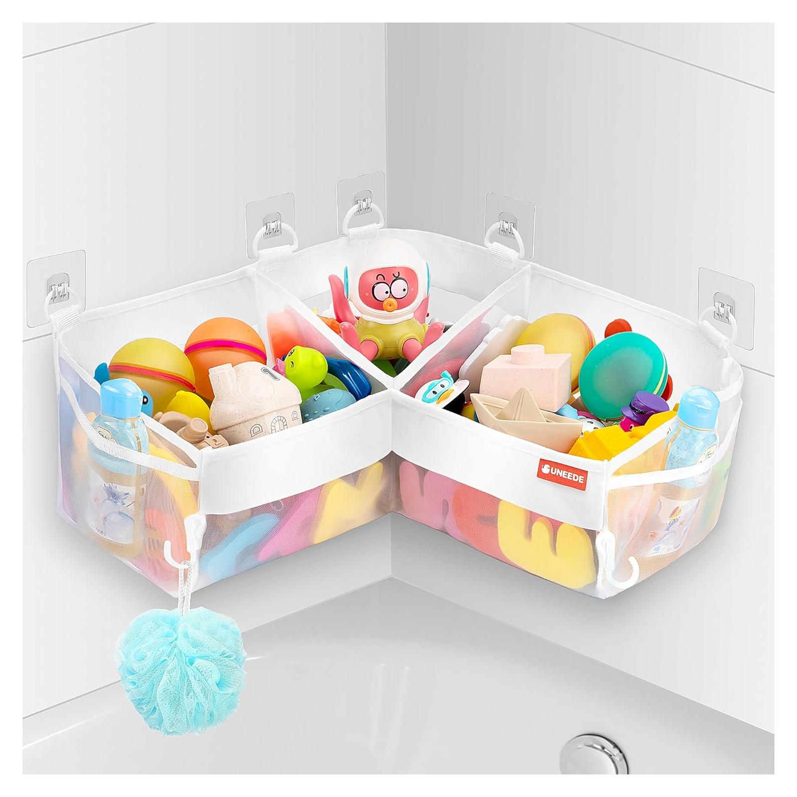 Organizador de Juguetes de Baño UNEEDE - 3 Compartimentos 15L