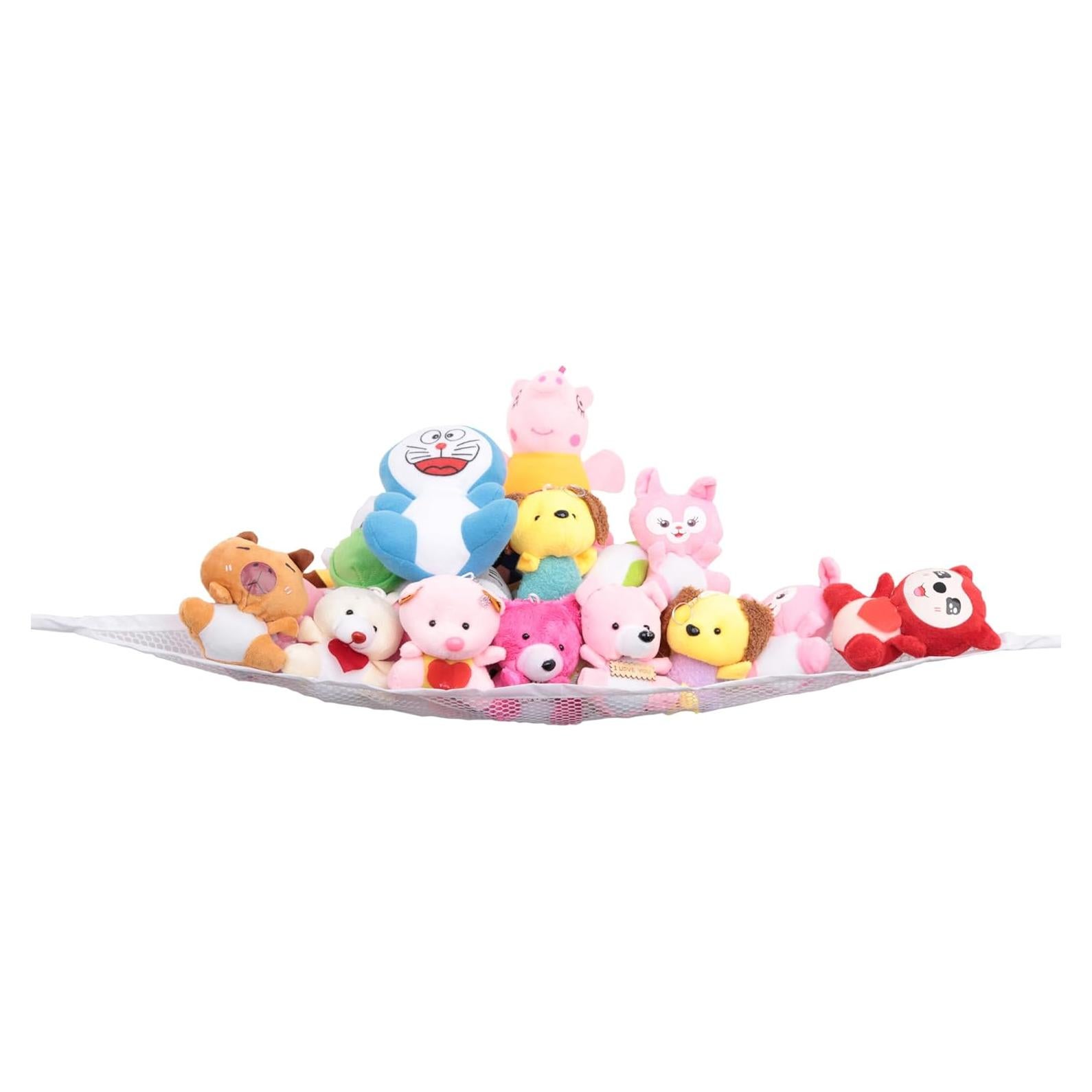 Hamaca de Almacenamiento para Animales de Peluche Powkoo 80x60 cm