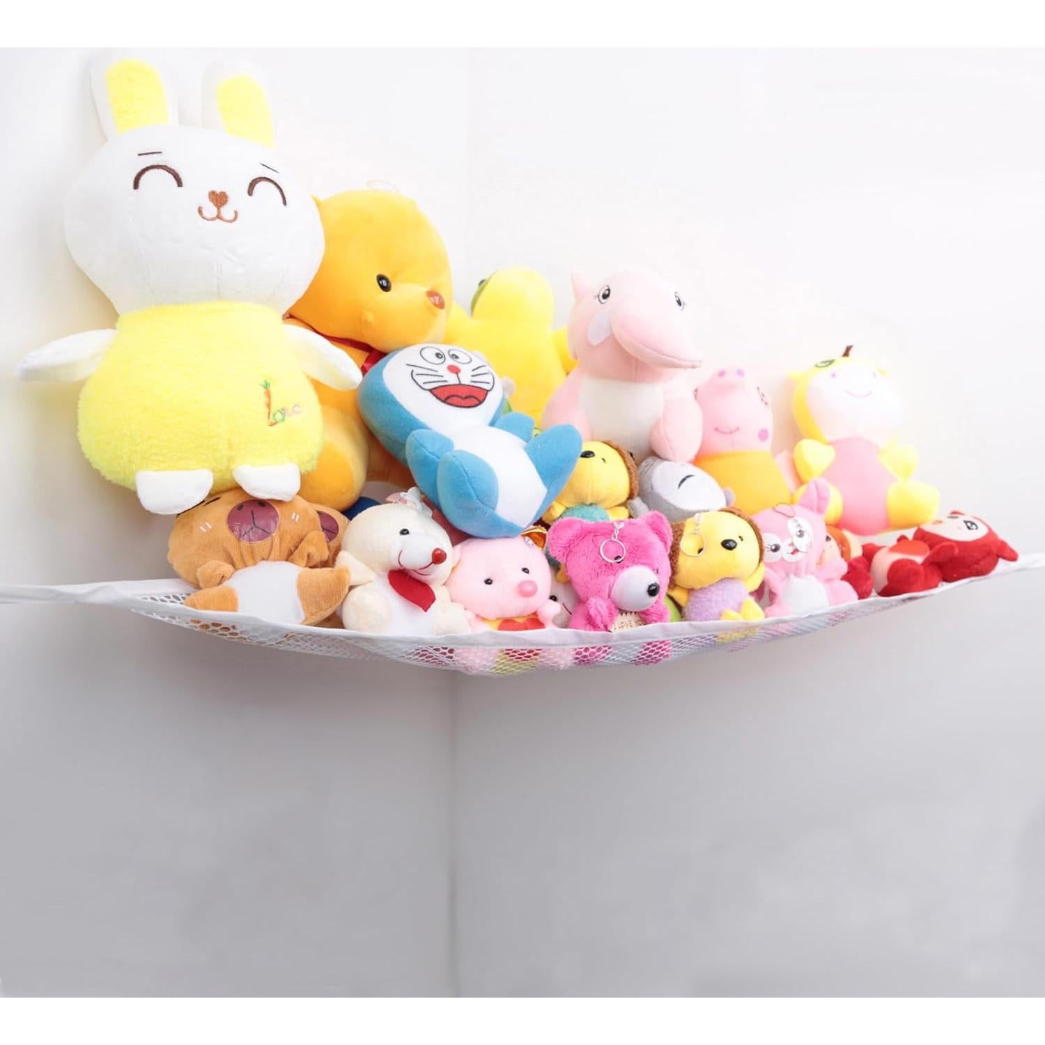 Hamaca de Almacenamiento para Animales de Peluche Powkoo 80x60 cm