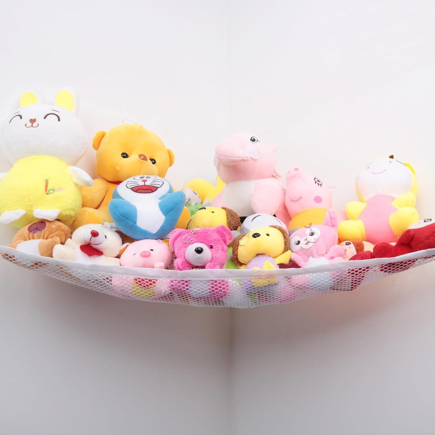 Hamaca de Almacenamiento para Animales de Peluche Powkoo 80x60 cm