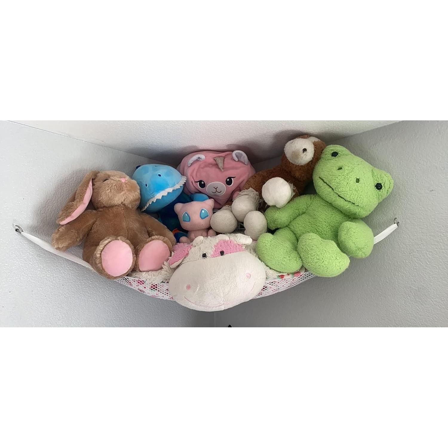 Hamaca de Almacenamiento para Animales de Peluche Powkoo 80x60 cm