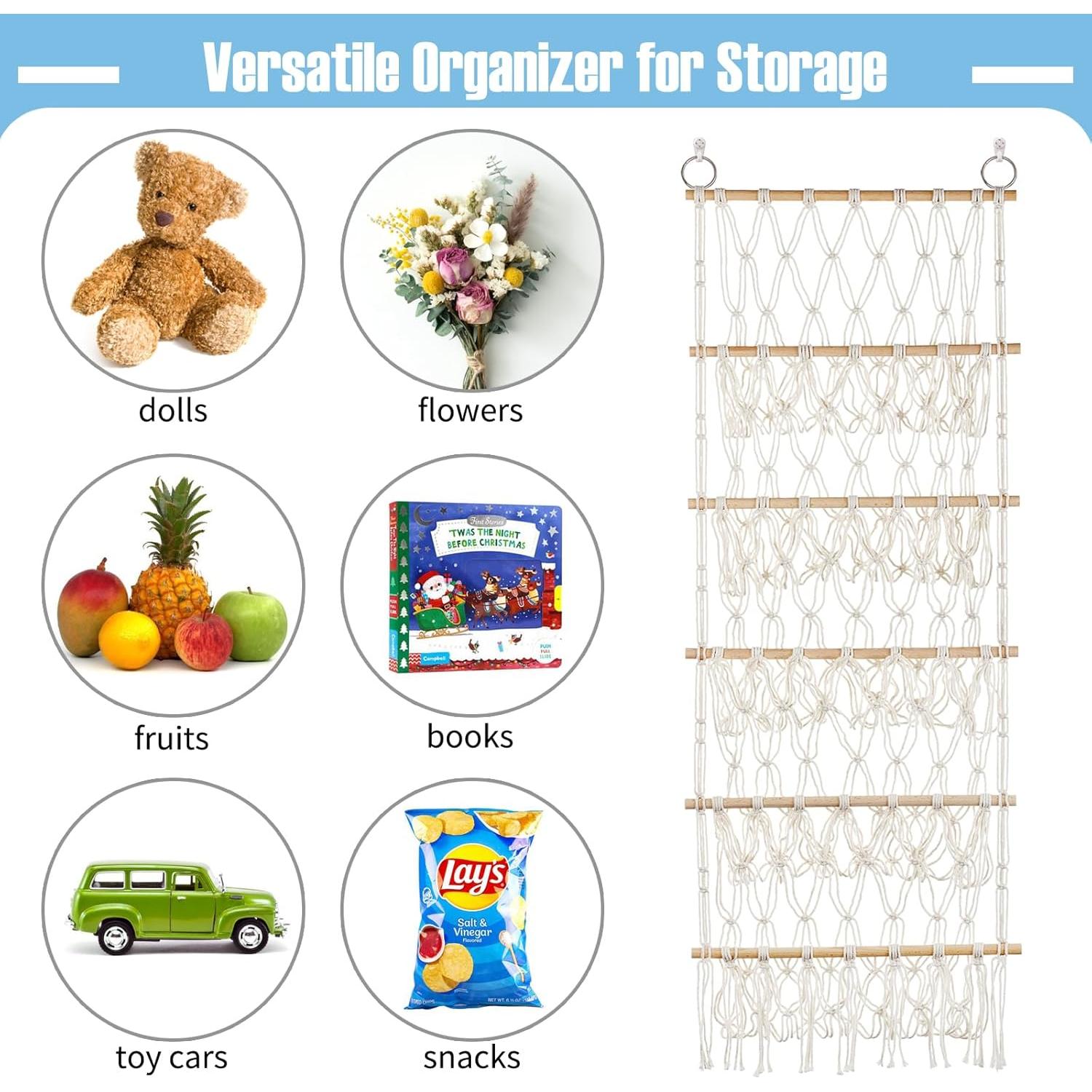 Hamaca Colgante para Animales de Peluche DOEGUAIY 5 Capas Beige