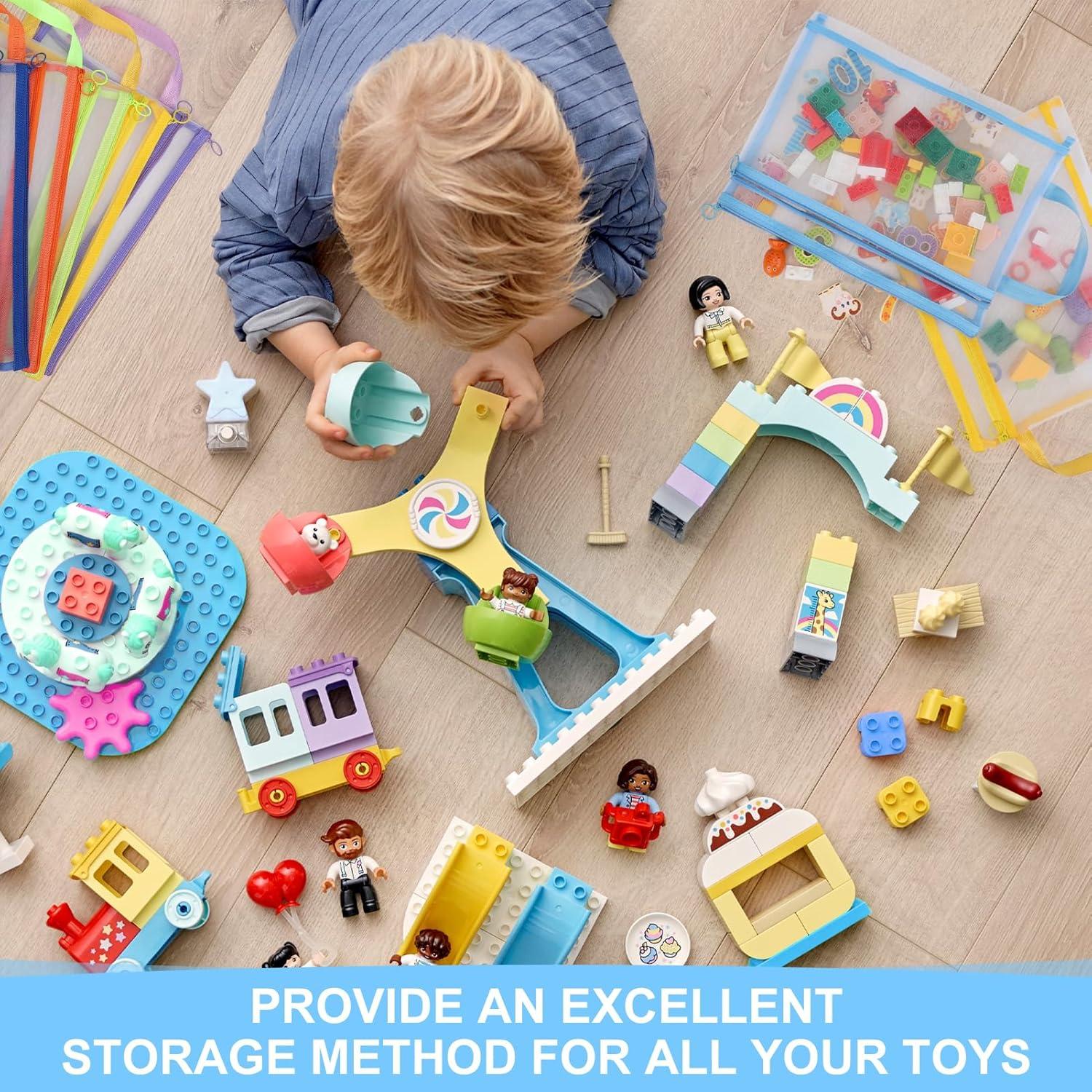 Paquete de 12 Bolsas de Tela YOPCDJ A4 con Cremallera