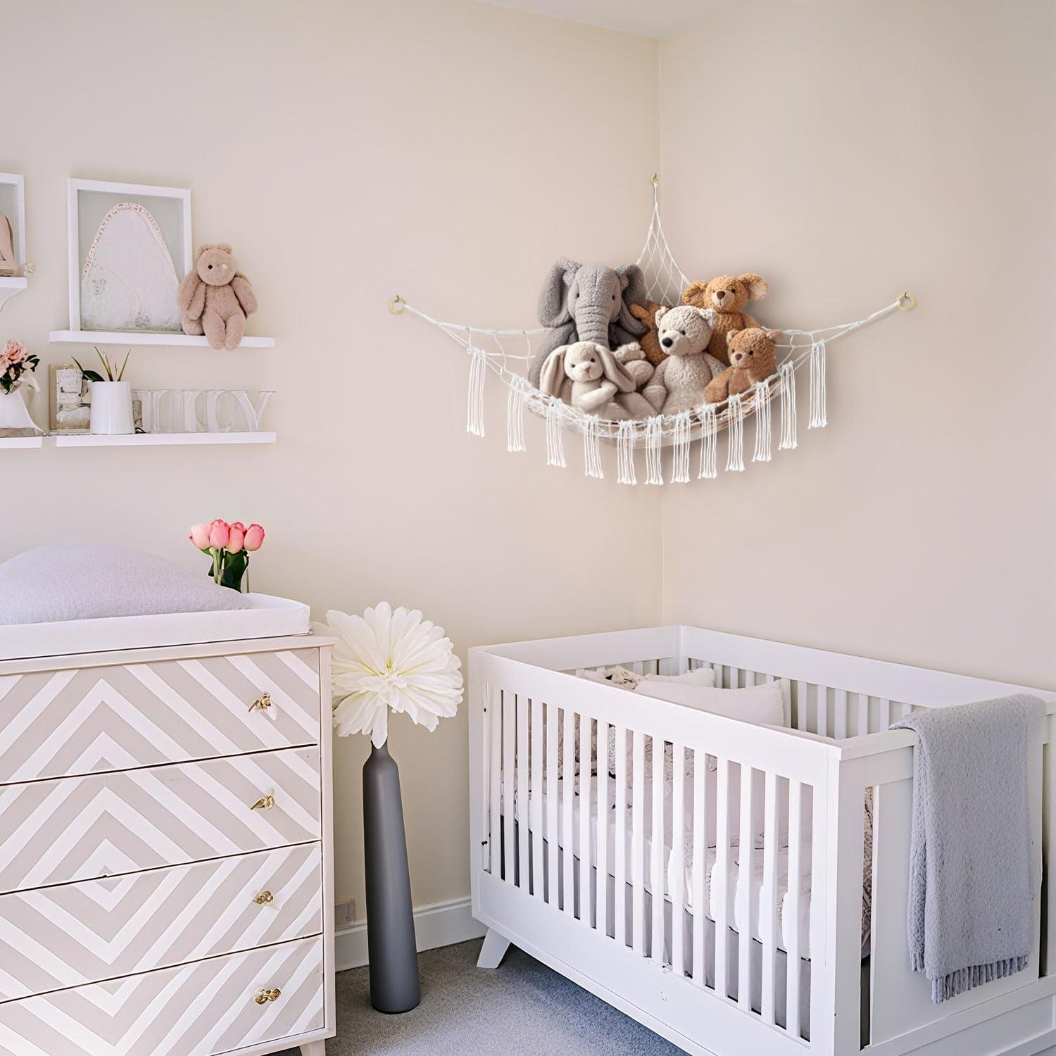 Hamaca para Animales de Peluche Bozenu Grande 149.86x119.38cm Blanca