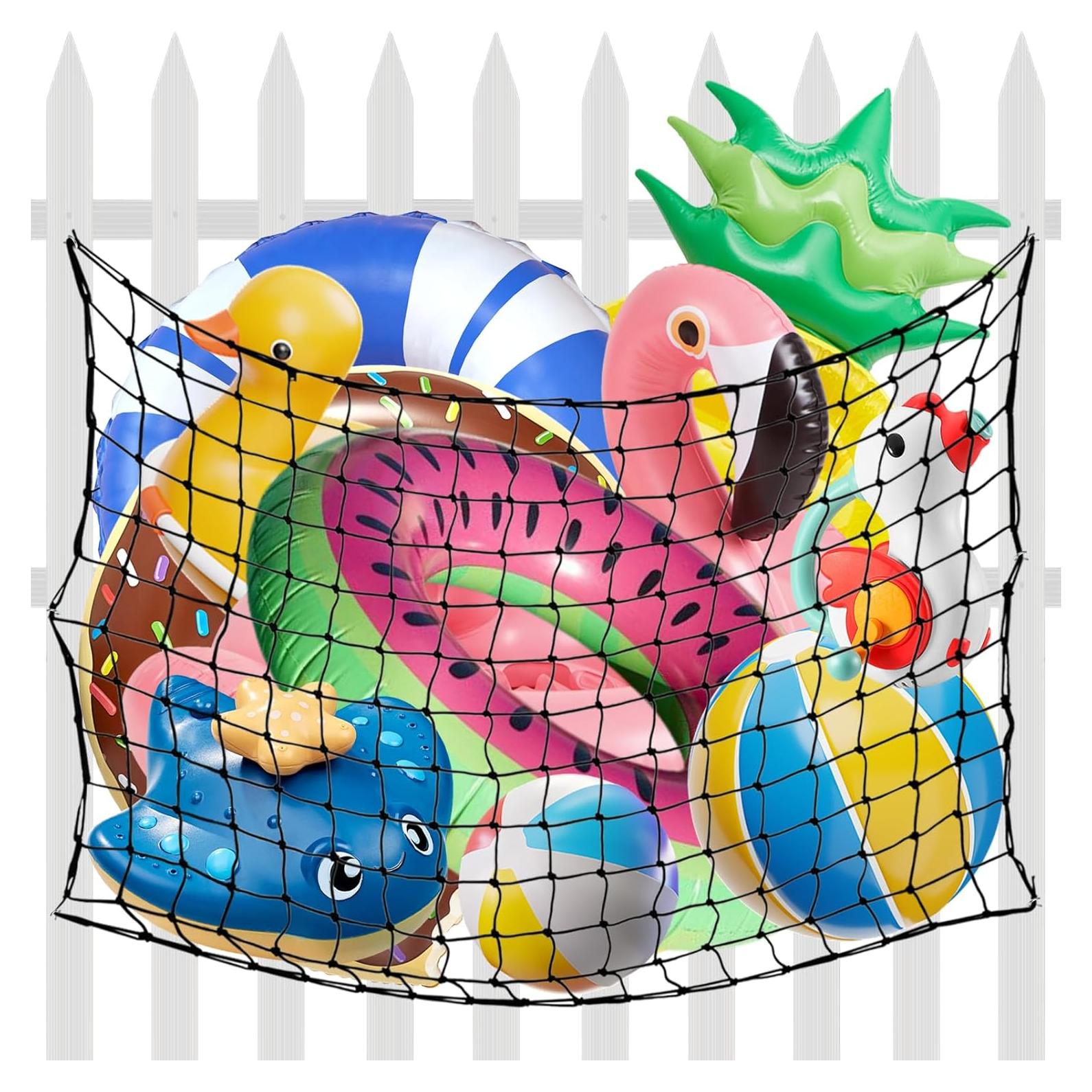 Red de Almacenamiento de Juguetes de Piscina CIEOVO 119cm