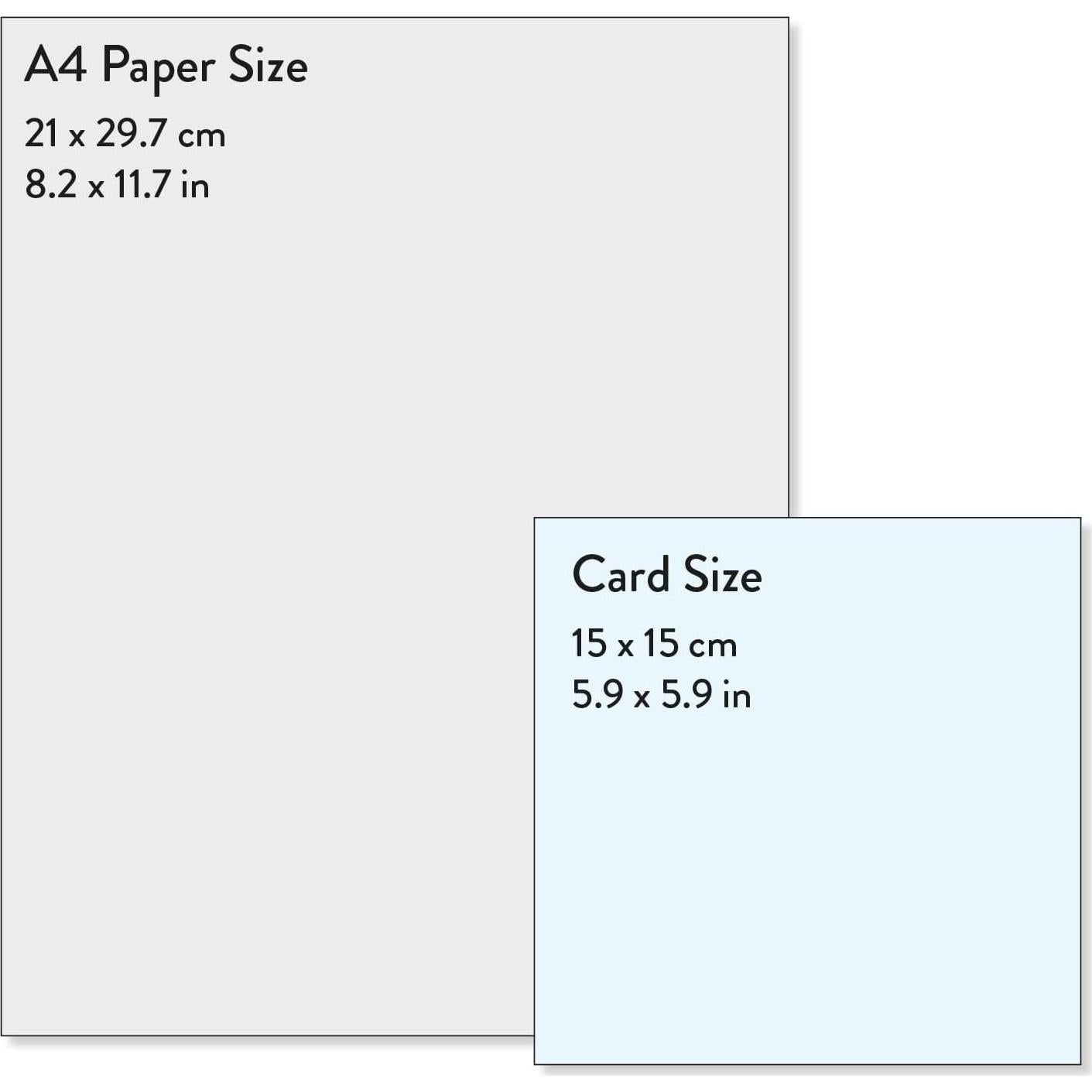 Tarjeta de Bienvenida para Bebé Old English 150x150mm