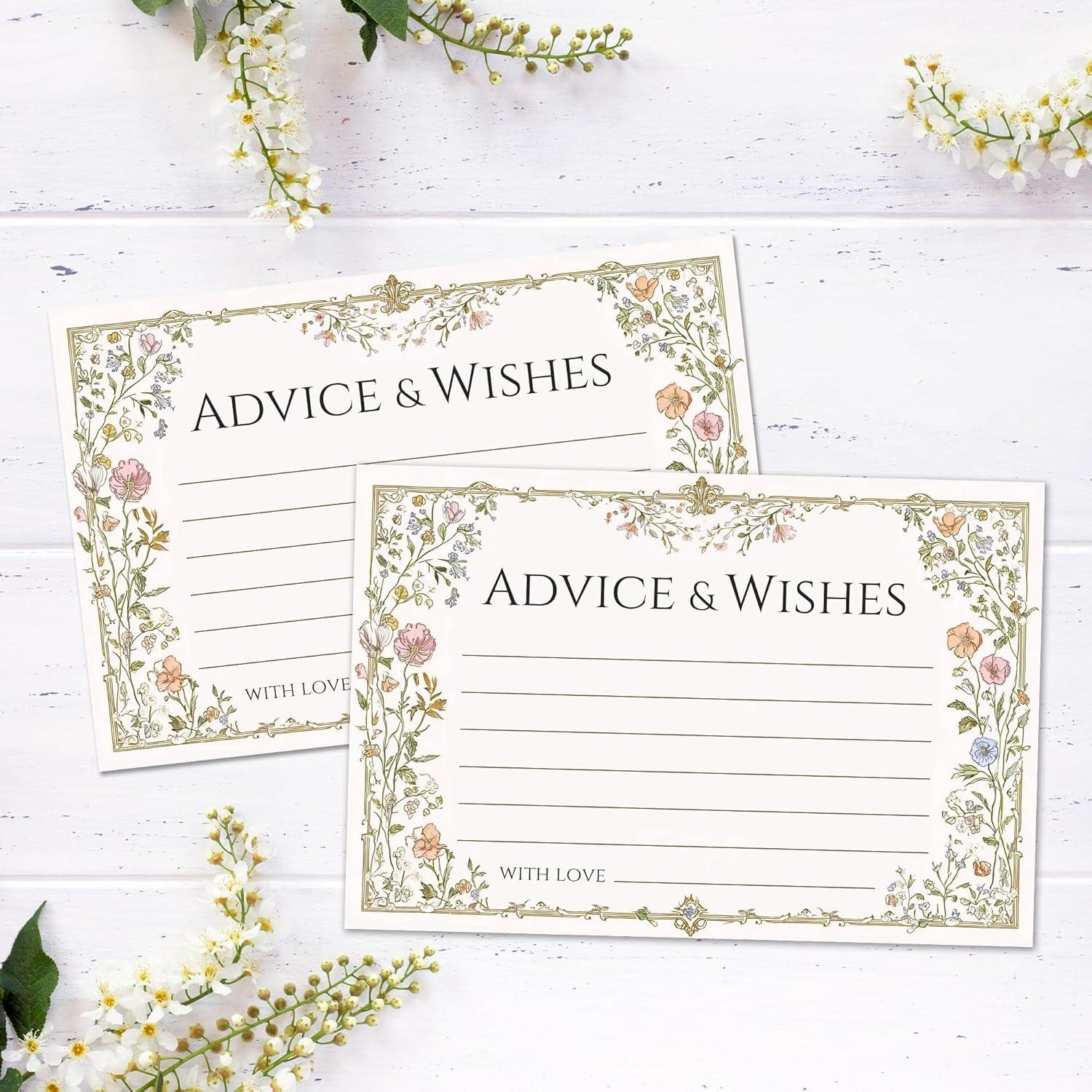 Caja de Tarjetas de Consejos y Deseos BHTPNG - 50 Pcs