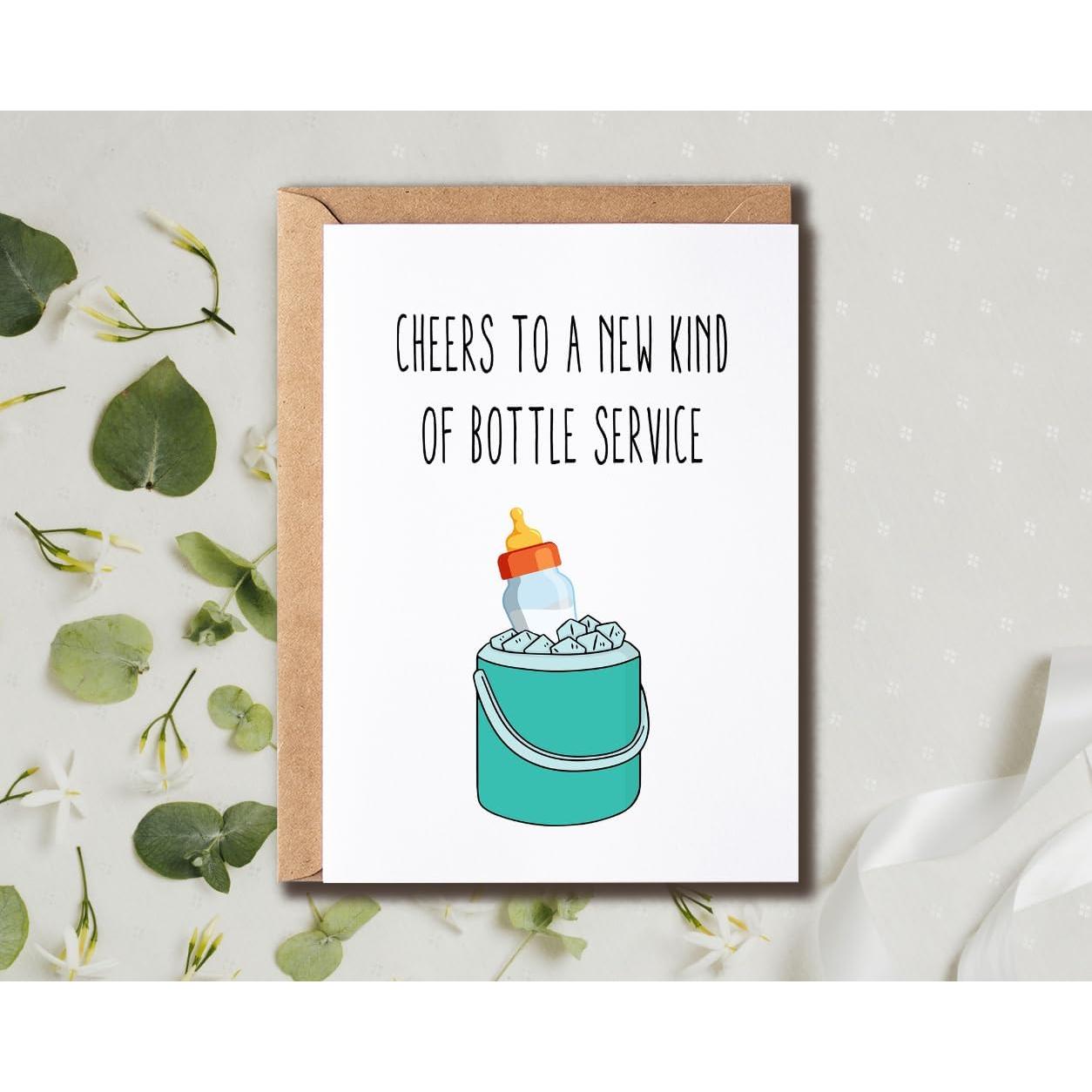 Tarjeta divertida para baby shower NDHGifts 12.7x17.8cm