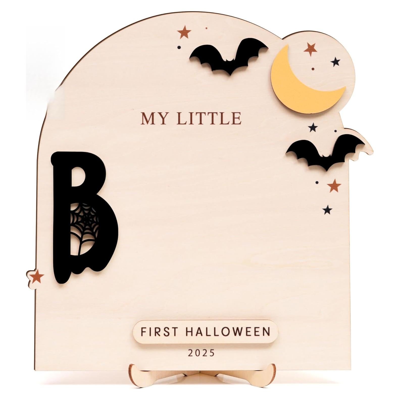 Cartel de Hito de Madera Viwoody - Primer Halloween 2025