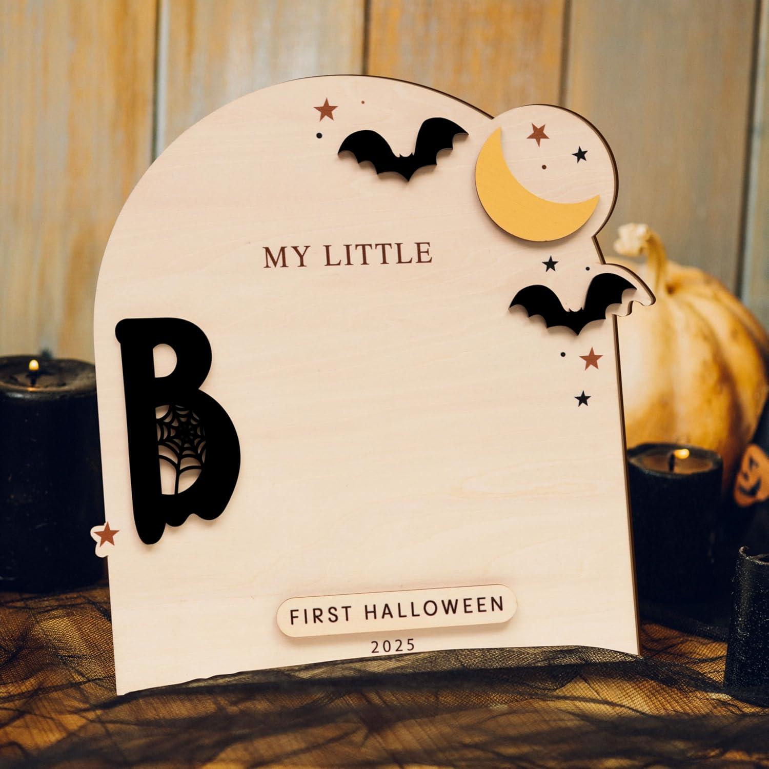 Cartel de Hito de Madera Viwoody - Primer Halloween 2025