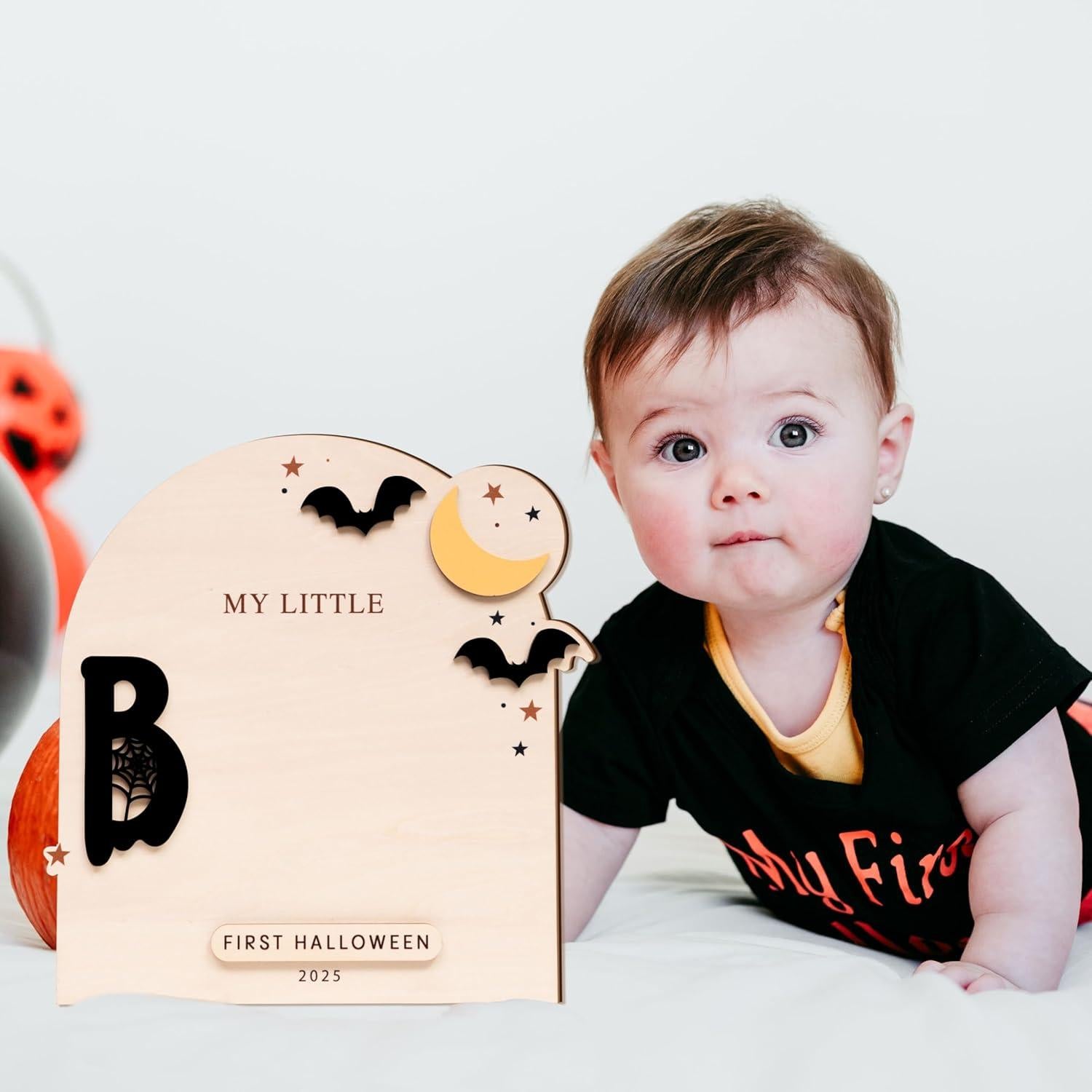 Cartel de Hito de Madera Viwoody - Primer Halloween 2025