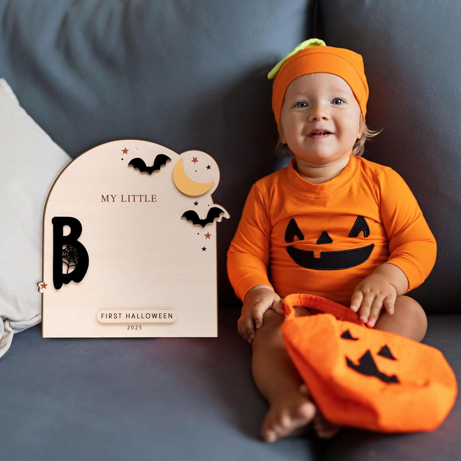 Cartel de Hito de Madera Viwoody - Primer Halloween 2025