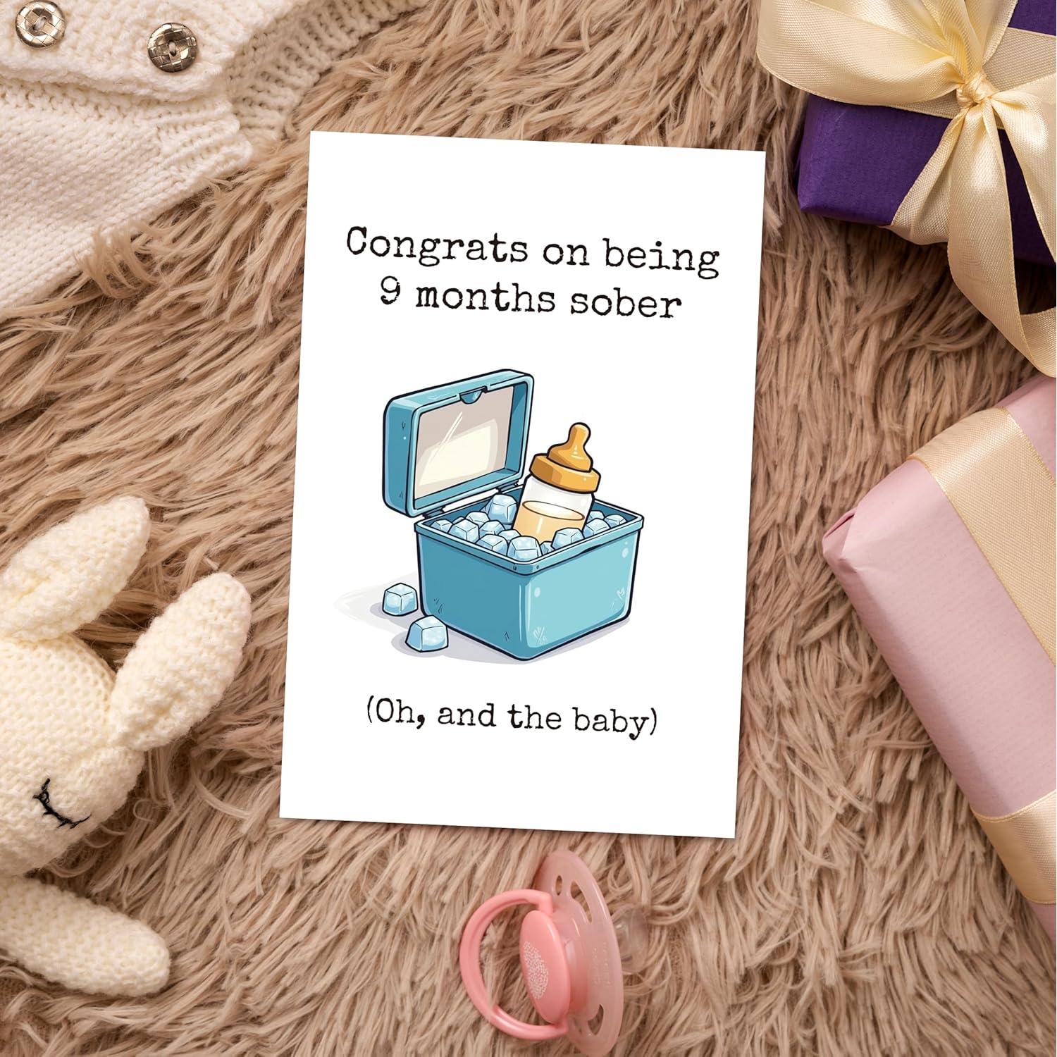 Tarjeta de Felicitación para Nuevos Bebés Zoytonky 20.5x13.6cm