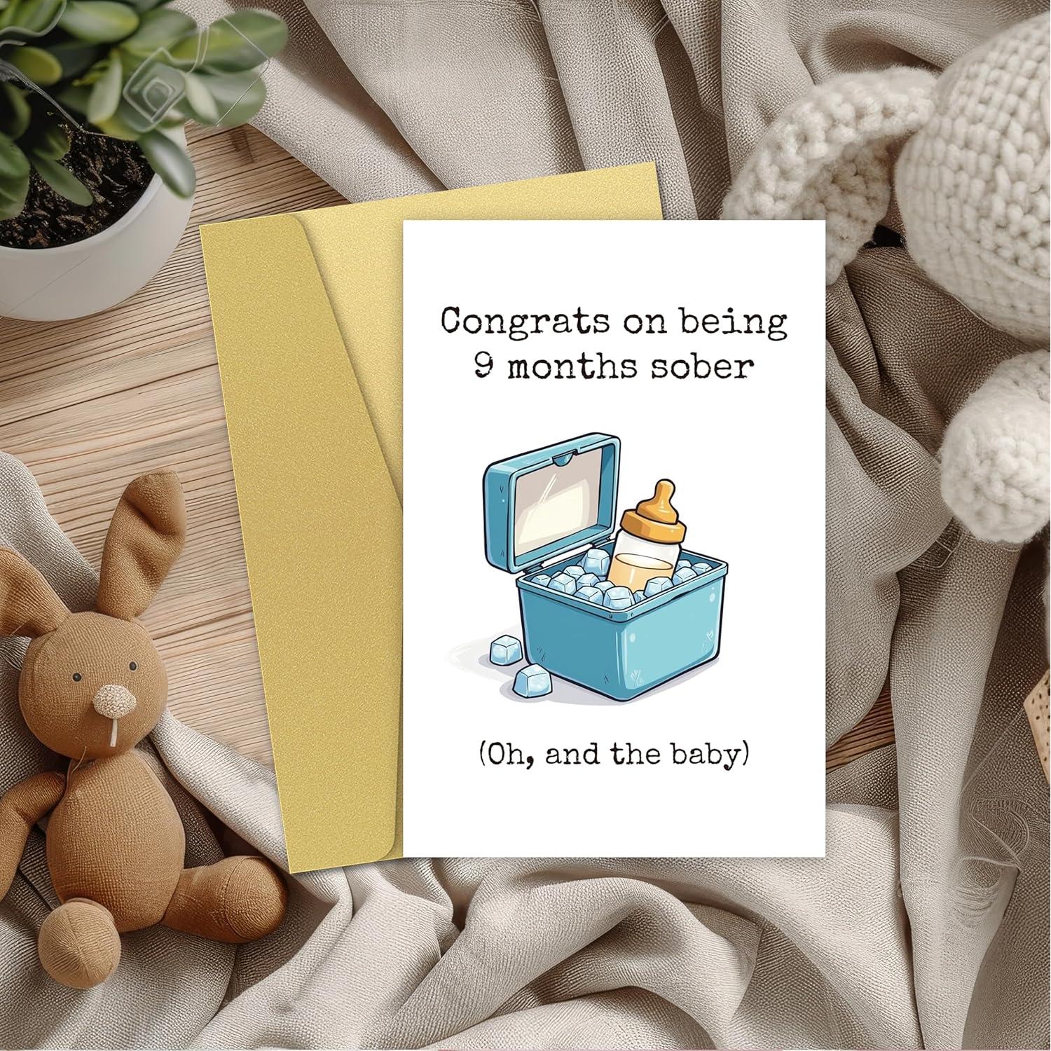 Tarjeta de Felicitación para Nuevos Bebés Zoytonky 20.5x13.6cm