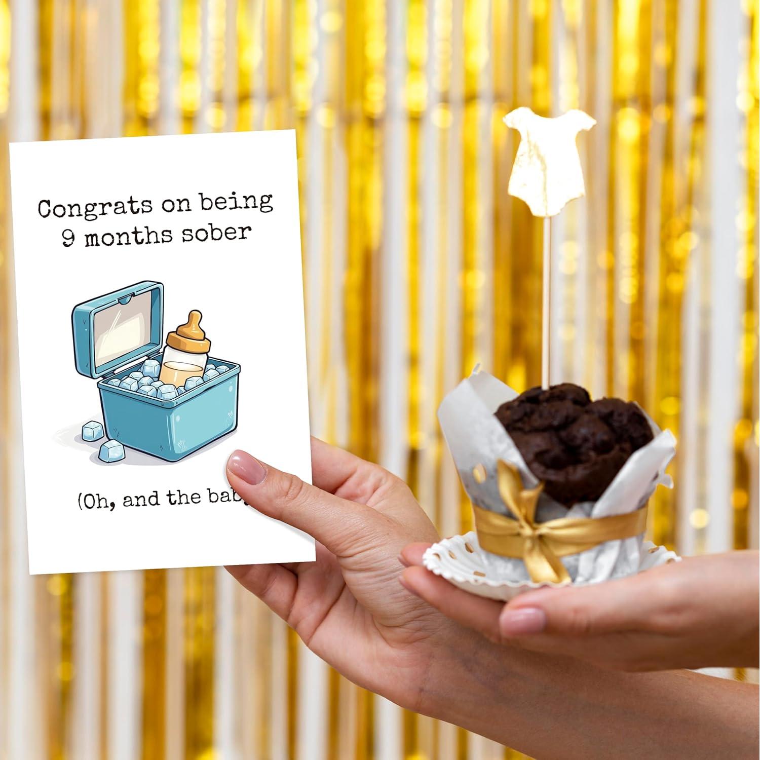 Tarjeta de Felicitación para Nuevos Bebés Zoytonky 20.5x13.6cm