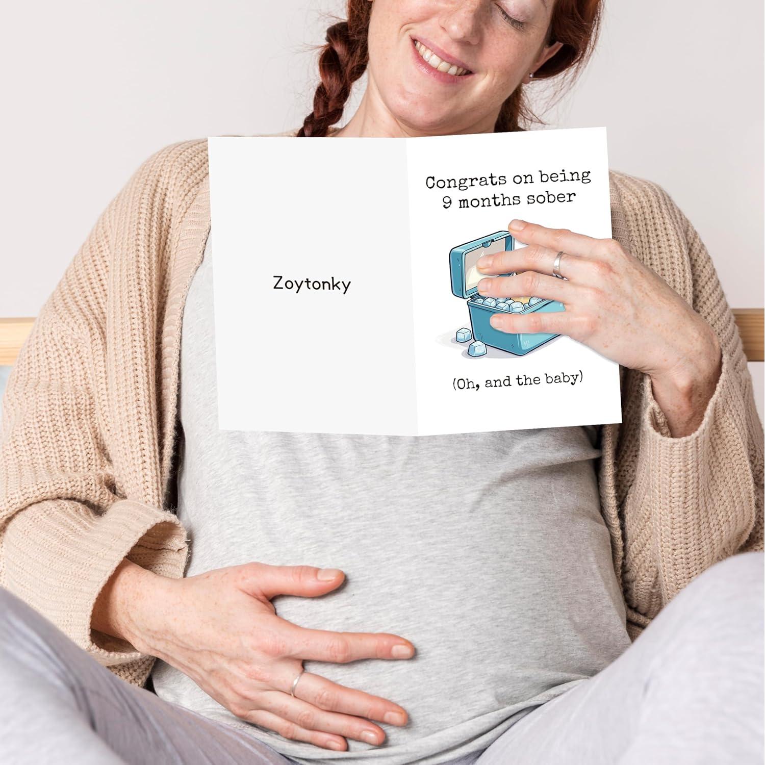 Tarjeta de Felicitación para Nuevos Bebés Zoytonky 20.5x13.6cm