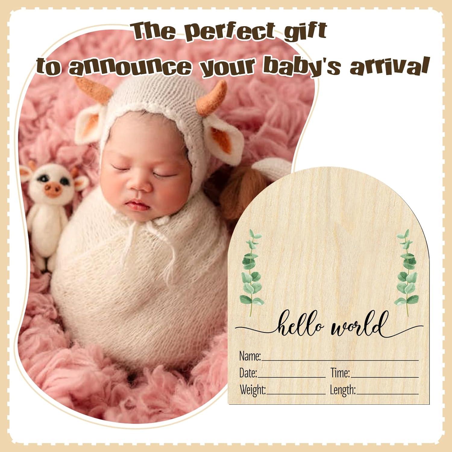 Cartel de Anuncio de Nacimiento Personalizado Mayyi BAS 02