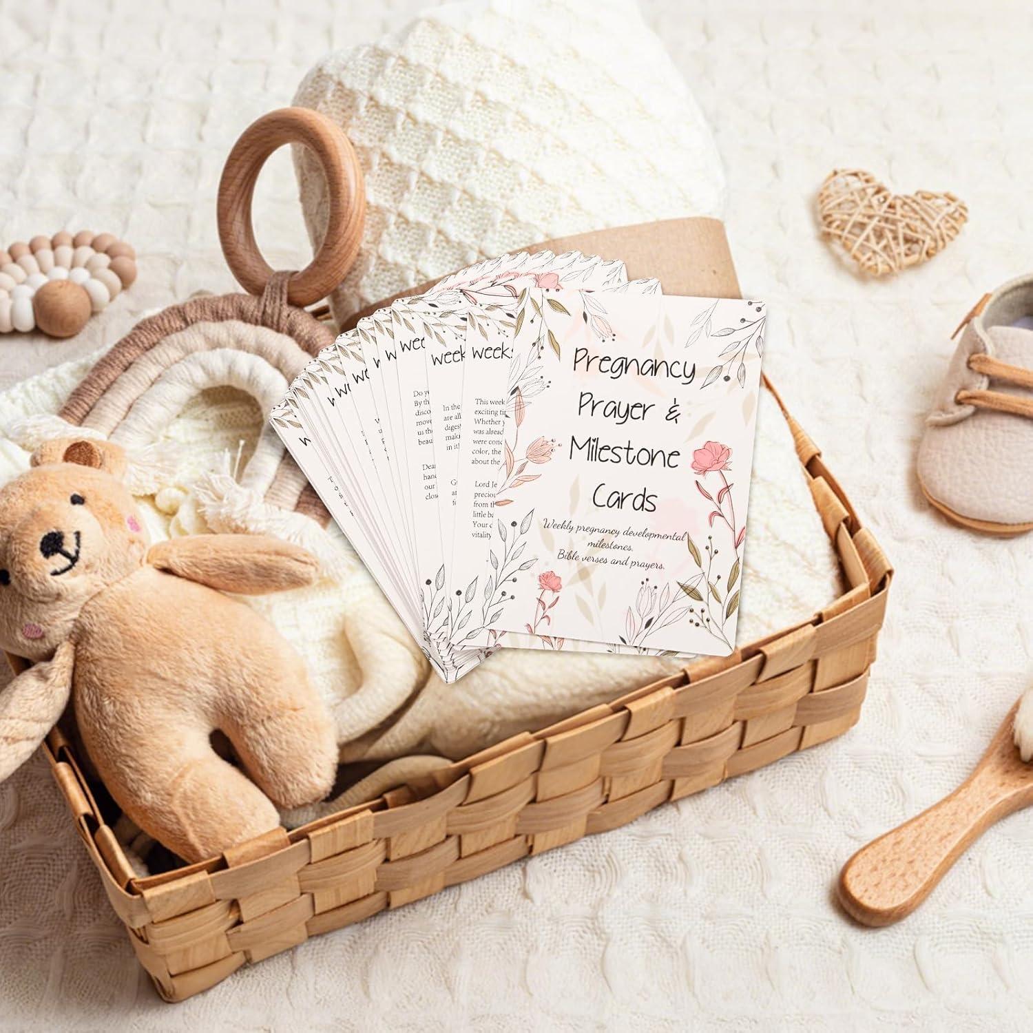 20 Tarjetas de Oración para Embarazo EIHFHIE 12.7x17.3cm