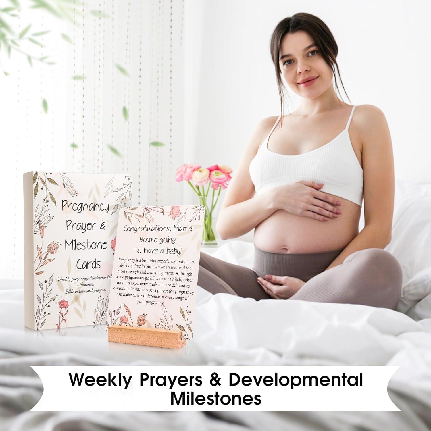 20 Tarjetas de Oración para Embarazo EIHFHIE 12.7x17.3cm