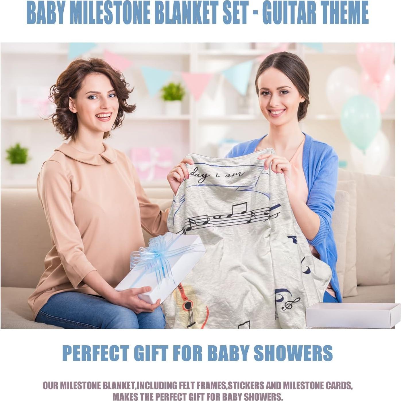 Manta de Hitos Mensuales HonsMone 152x102cm Suave Poliéster