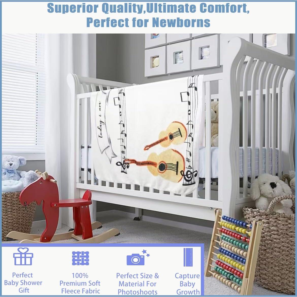 Manta de Hitos Mensuales HonsMone 152x102cm Suave Poliéster