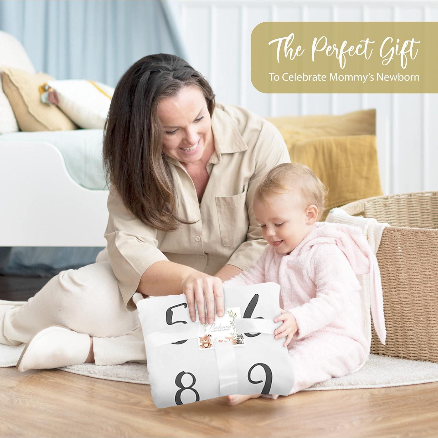 Manta de Hitos Mensuales Paishanas 152x102 cm Franela Suave