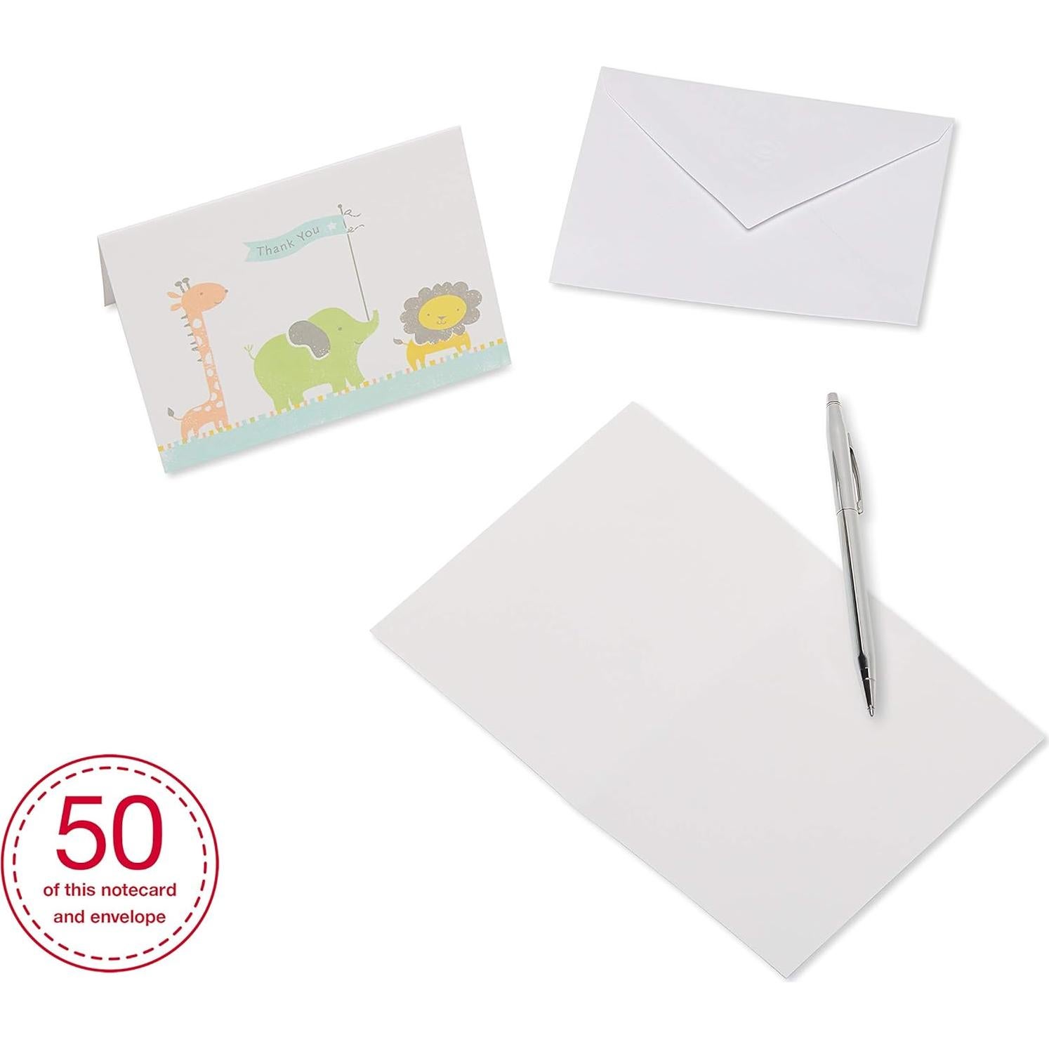 Tarjetas de Agradecimiento Baby Shower American Greetings 50 Unidades