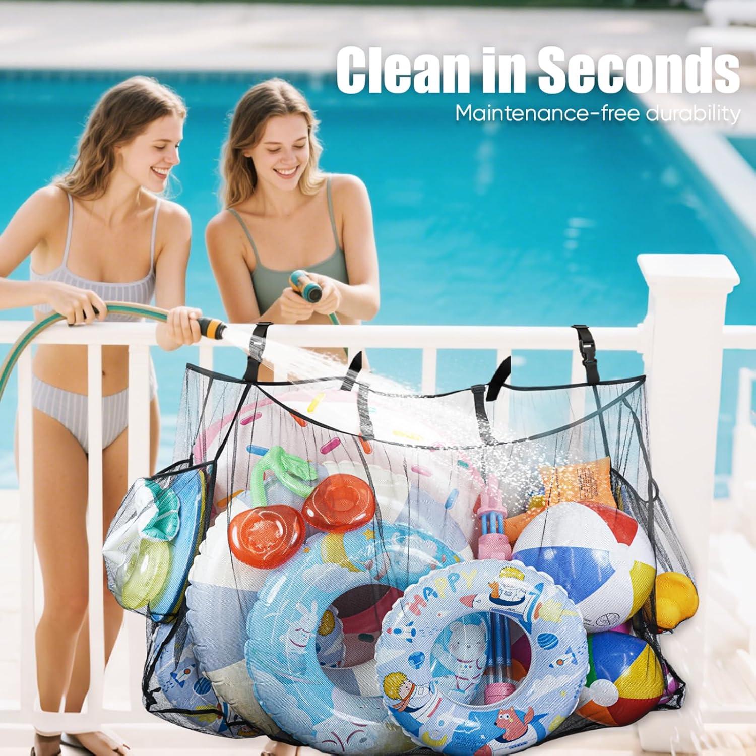 Organizador de Almacenamiento para Flotadores de Piscina DECORSWITH 160x36x90cm