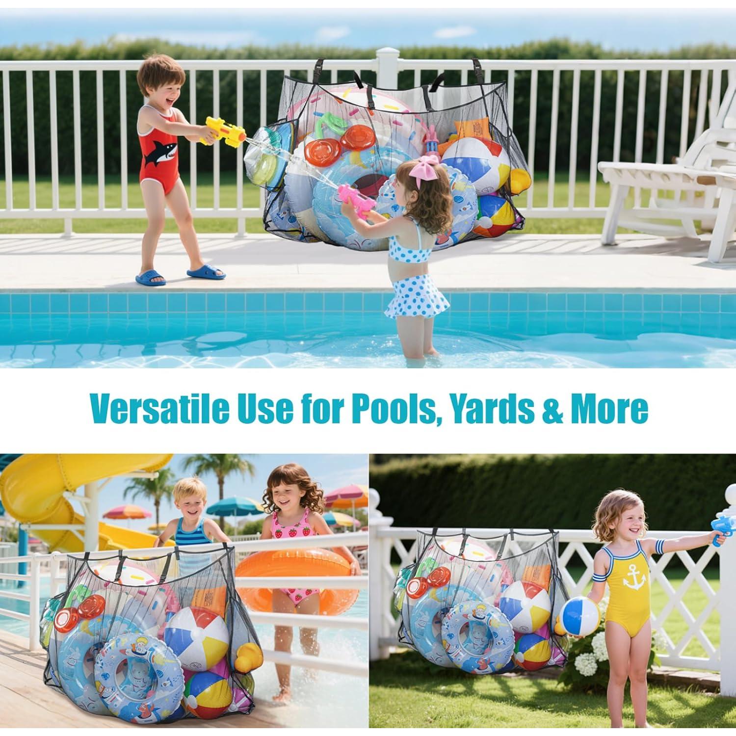 Organizador de Almacenamiento para Flotadores de Piscina DECORSWITH 160x36x90cm