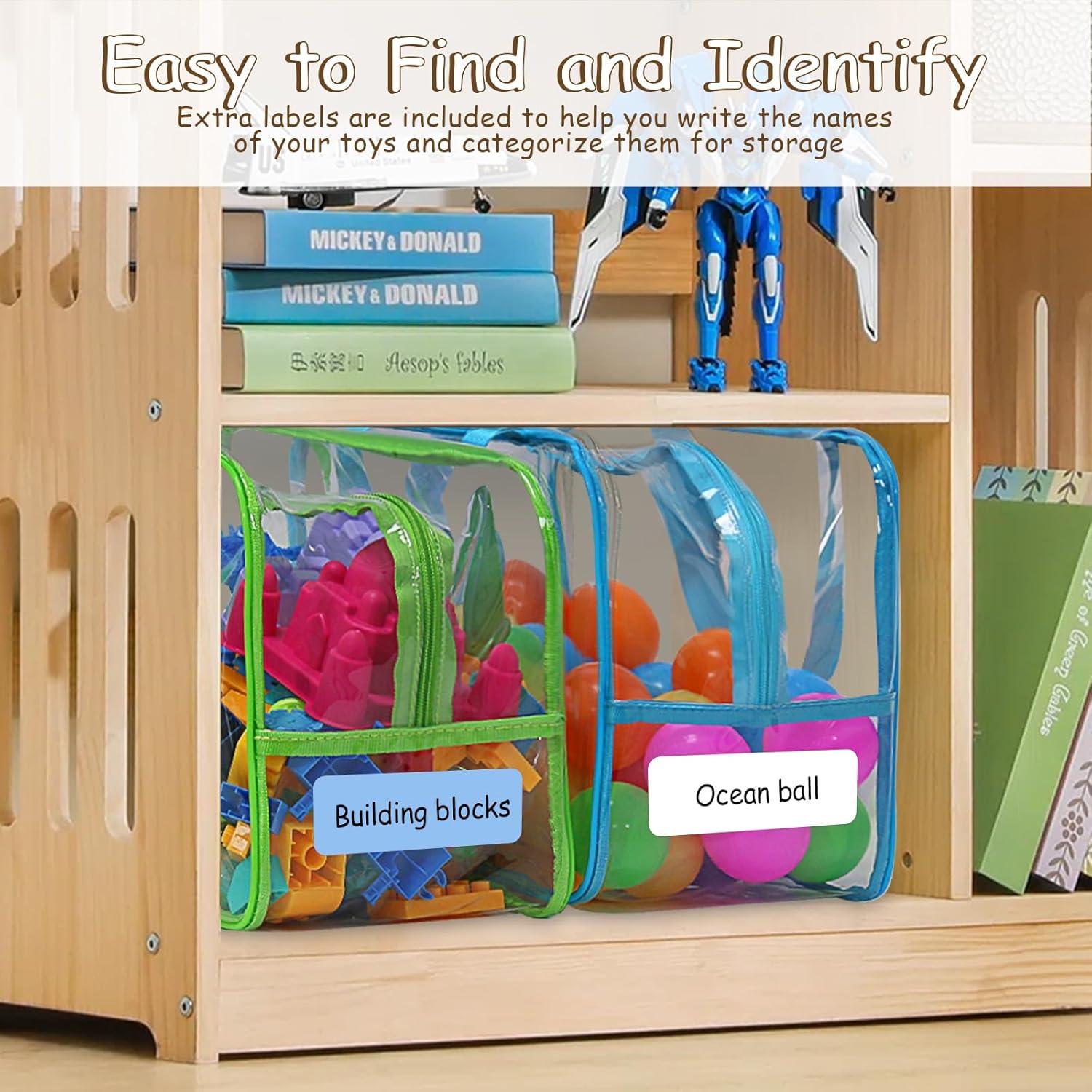 Bolsas de Almacenamiento de Juguetes Extra Grandes clbutge 6 Pcs