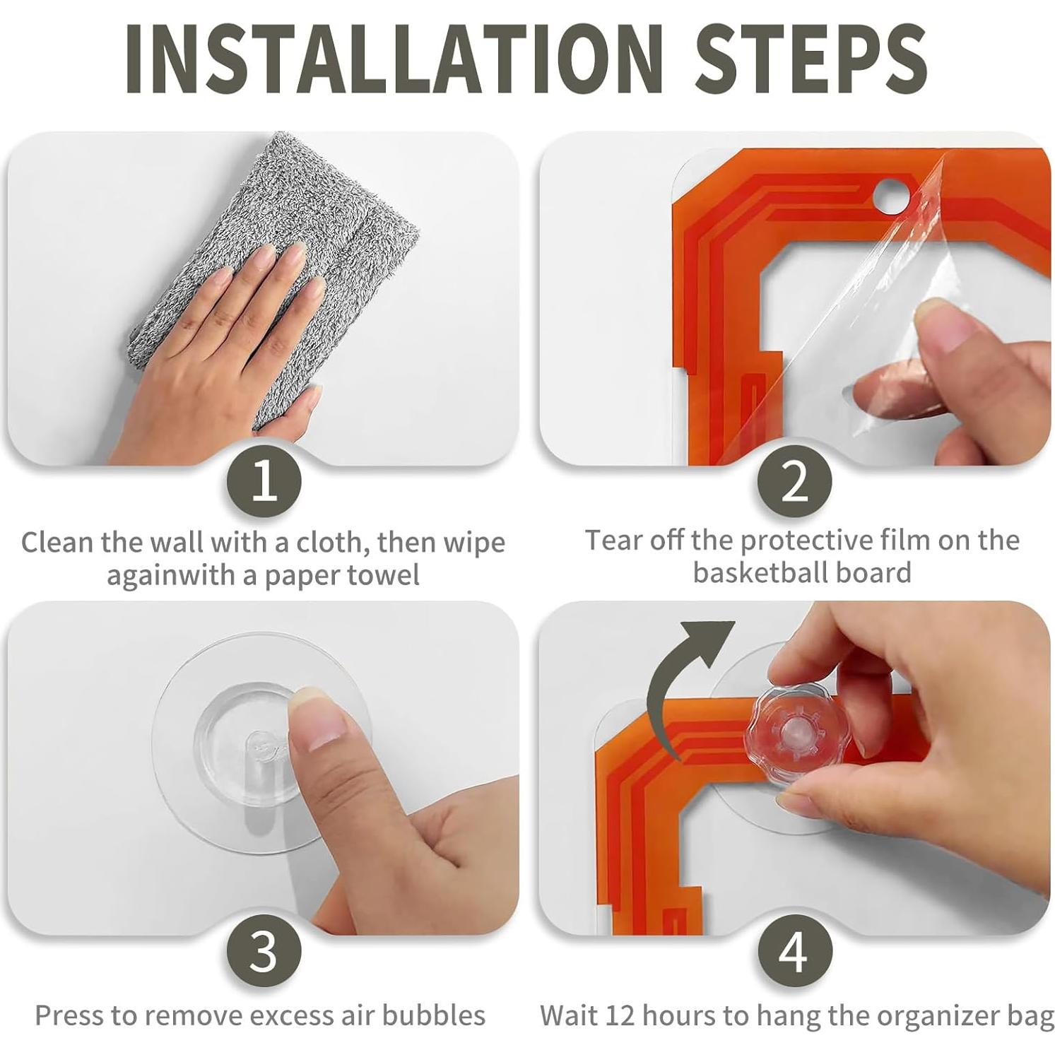 Organizador de Juguetes de Baño QPJ con Drenaje Rápido 40x24x56cm