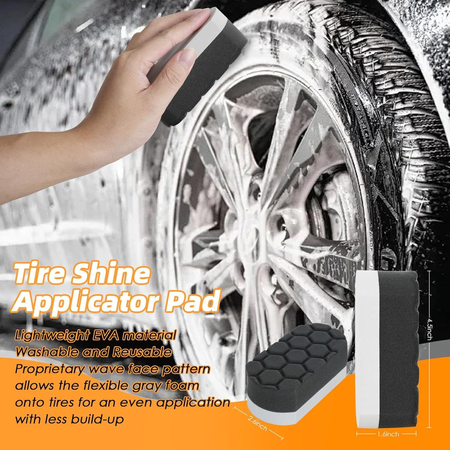 Kit de Cepillos de Limpieza para Ruedas y Neumáticos 6 Piezas