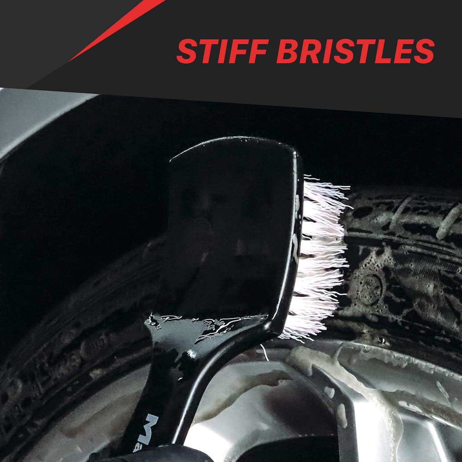 Cepillo de Limpieza Maxshine con Mango Largo y Cerdas Duras