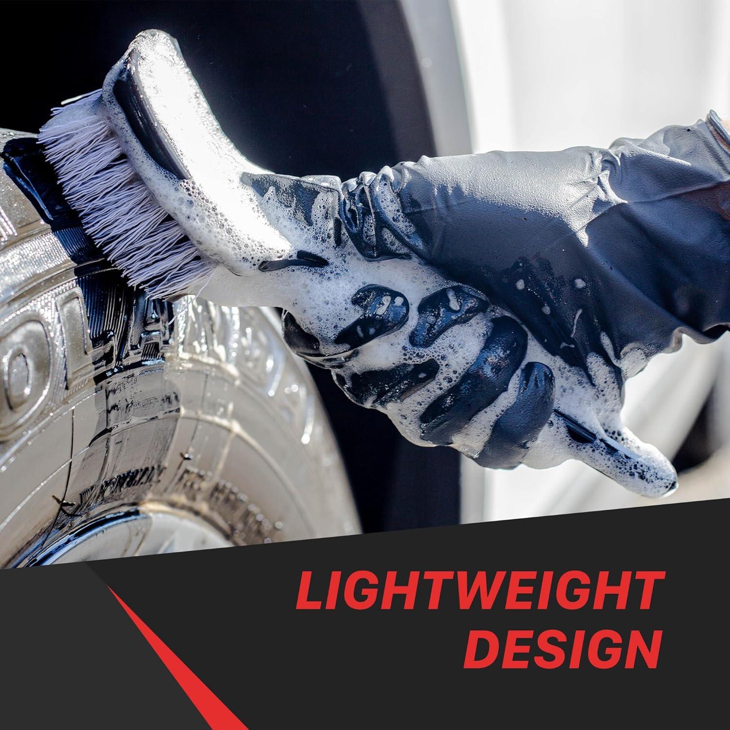 Cepillo de Limpieza Maxshine con Mango Largo y Cerdas Duras