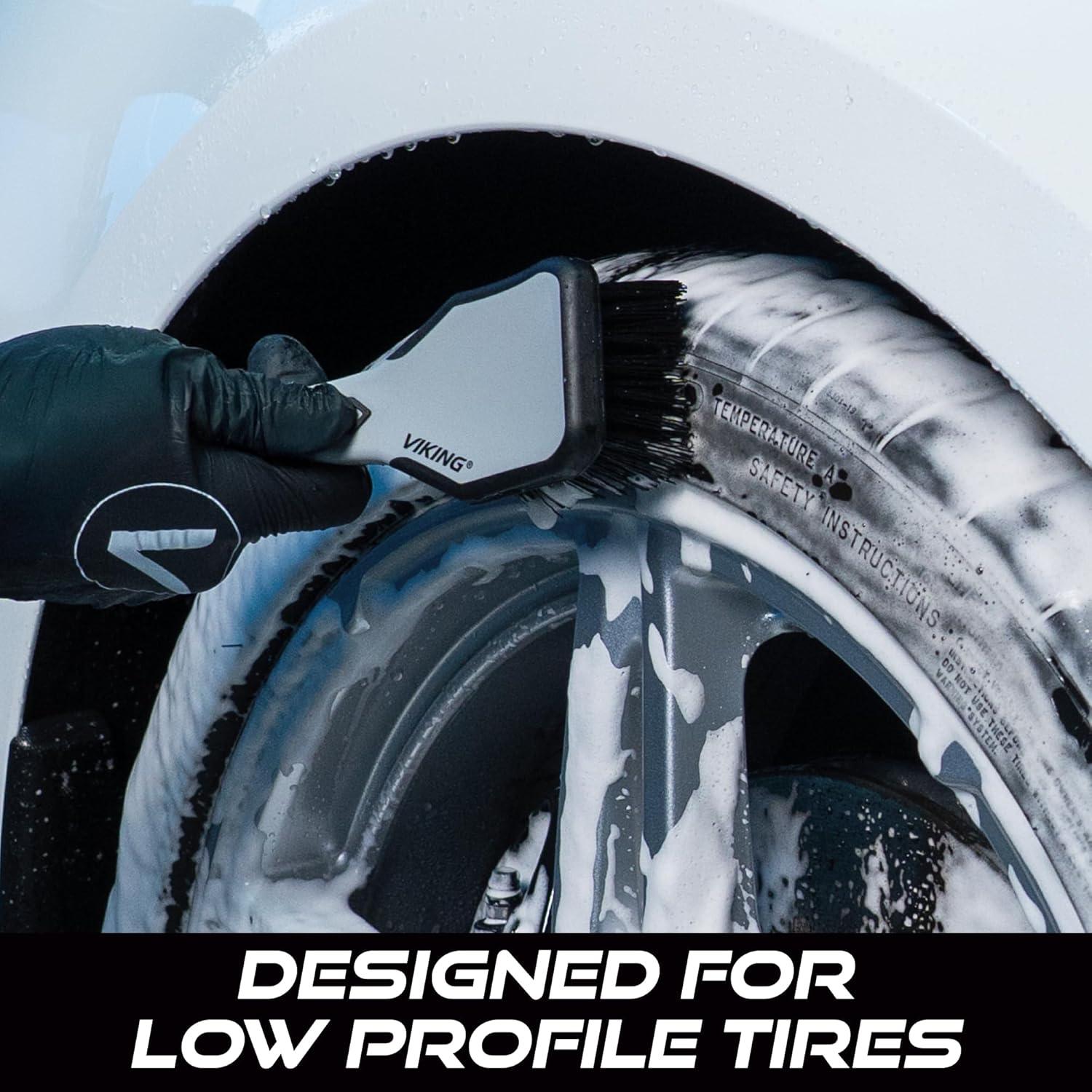 Cepillo para Llantas de Perfil Bajo VIKING 23.5 cm Ergonómico