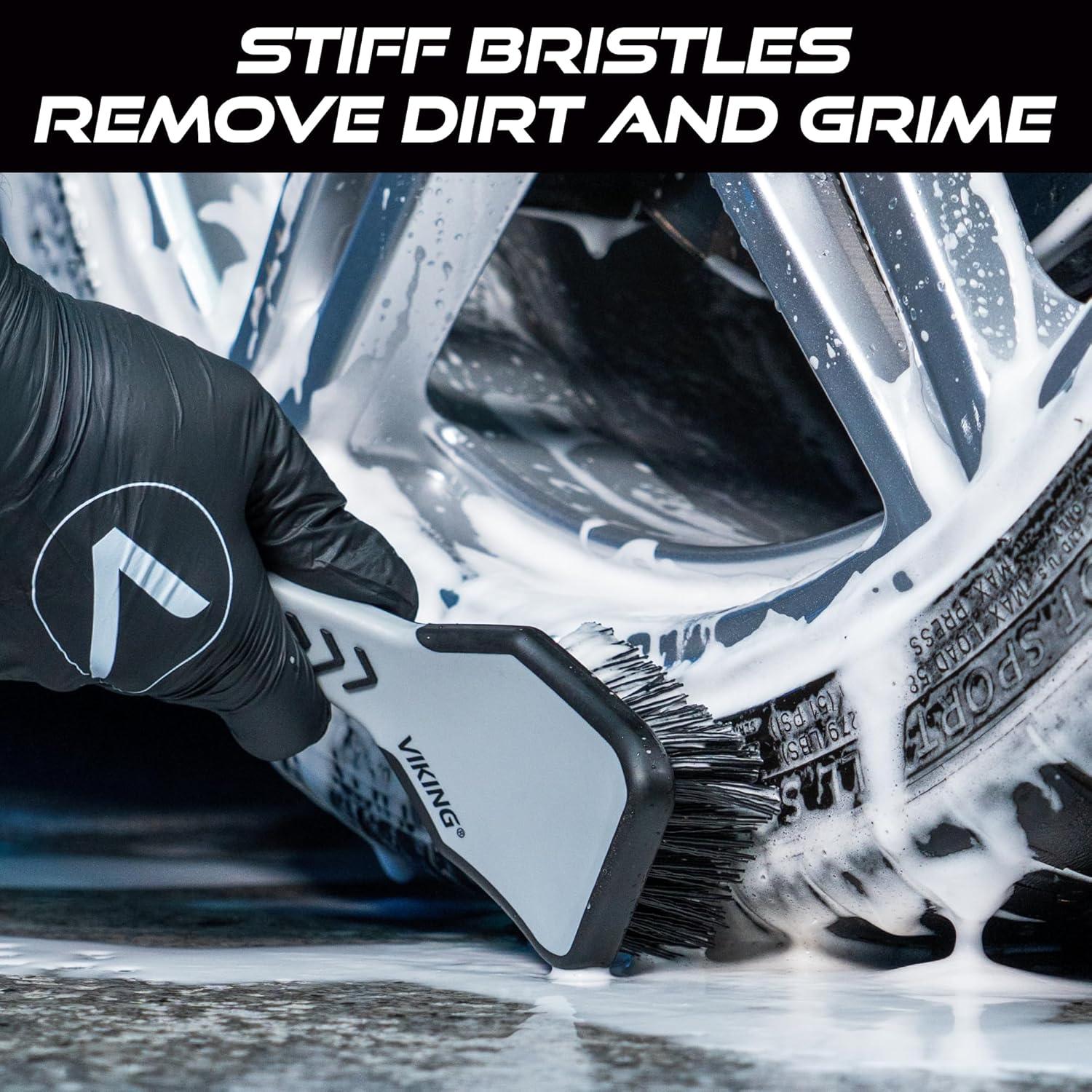 Cepillo para Llantas de Perfil Bajo VIKING 23.5 cm Ergonómico