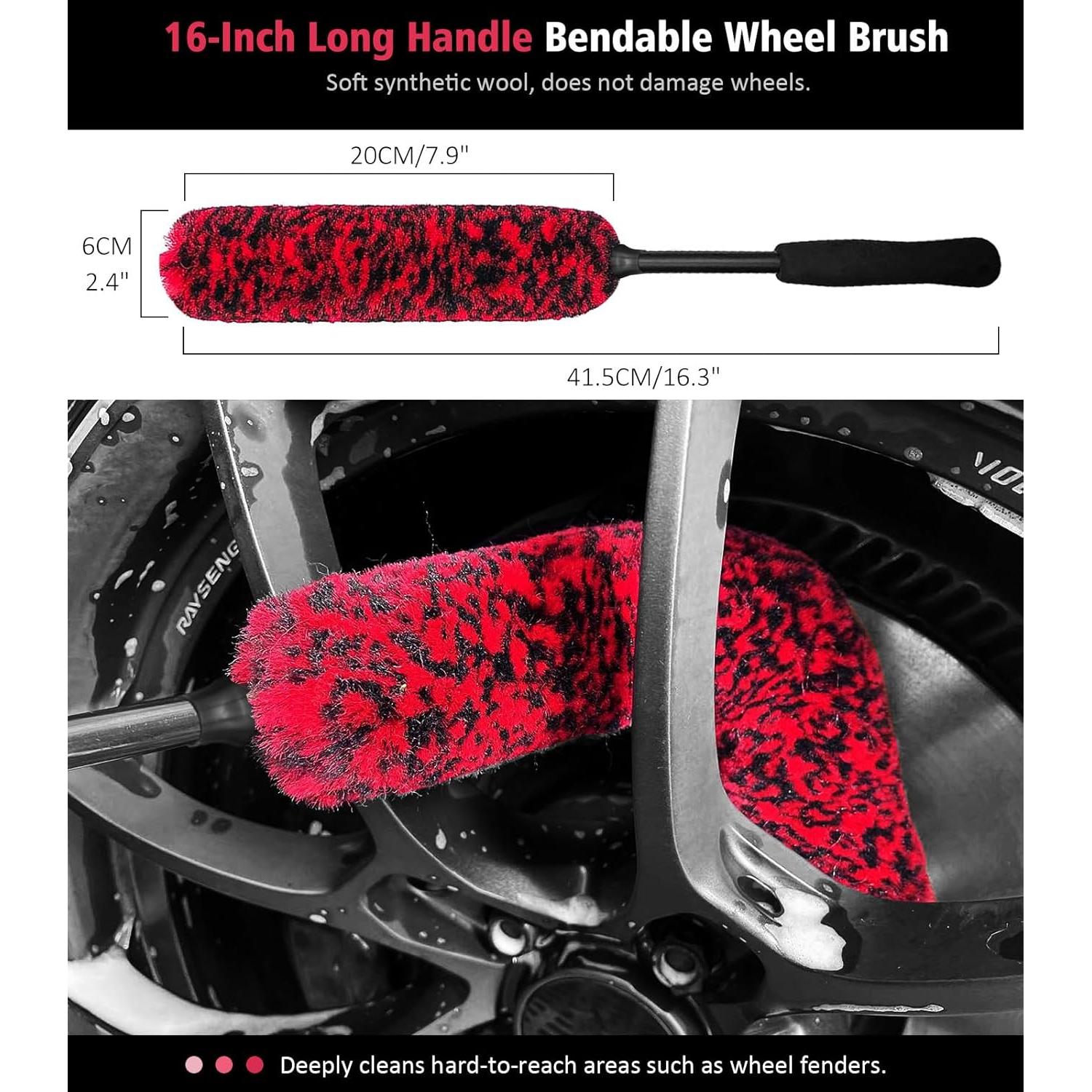 Kit de Limpieza de Motocicleta YeewayVeh 6 Piezas