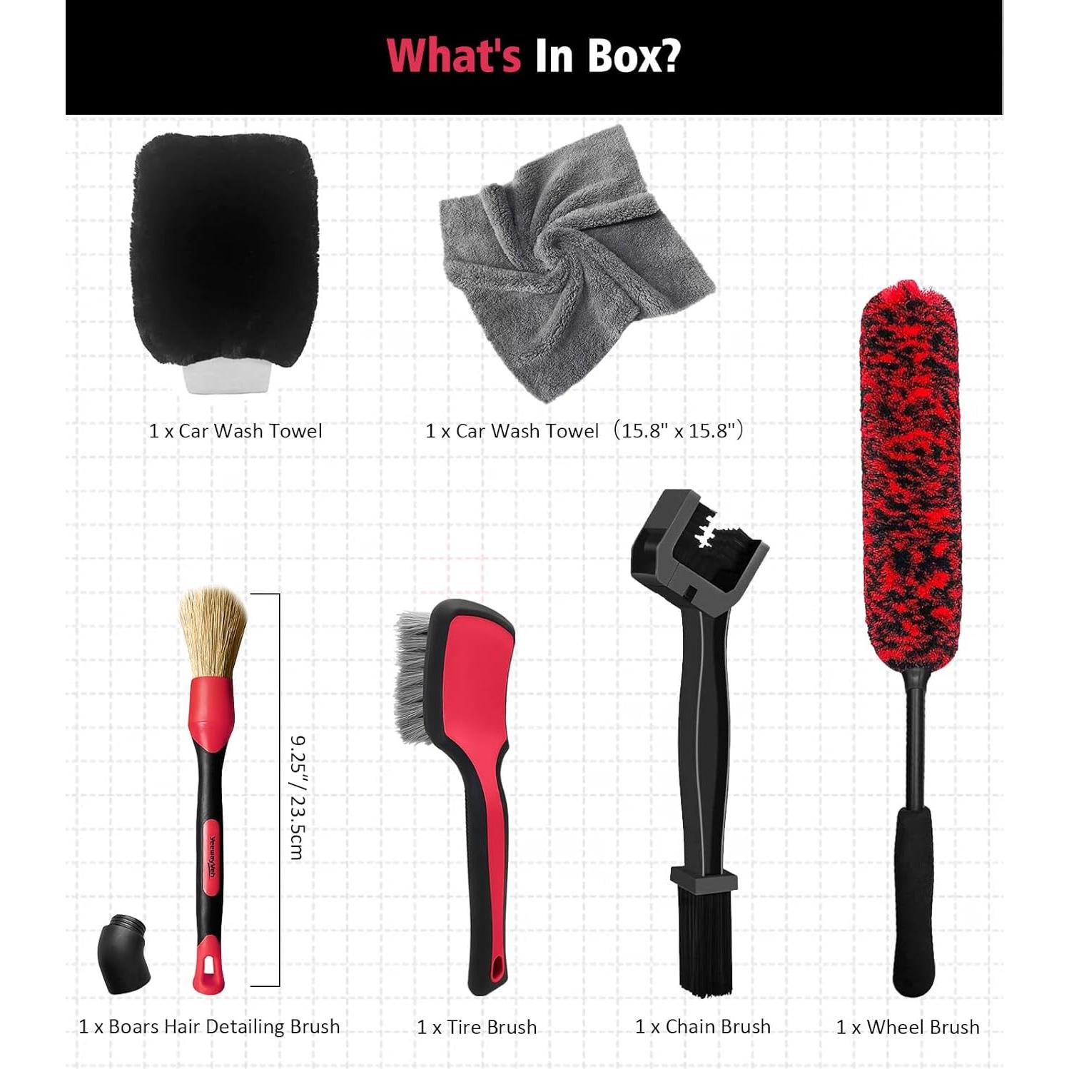 Kit de Limpieza de Motocicleta YeewayVeh 6 Piezas