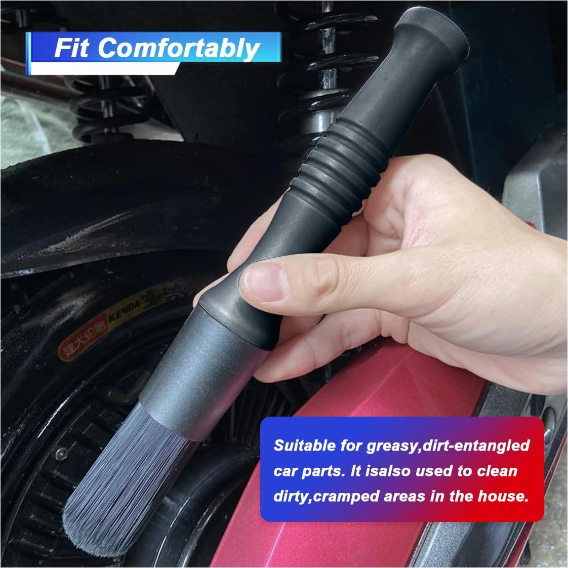 Cepillo de Limpieza de Piezas de Automóvil UHANBUT 25cm Negro