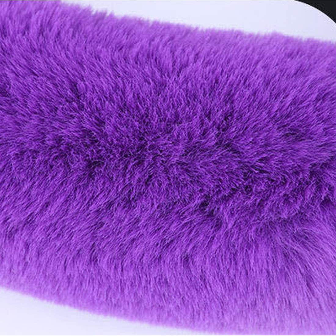 Set Funda de Volante Pinbola 5 Piezas Lana Sintética 36-38cm Púrpura
