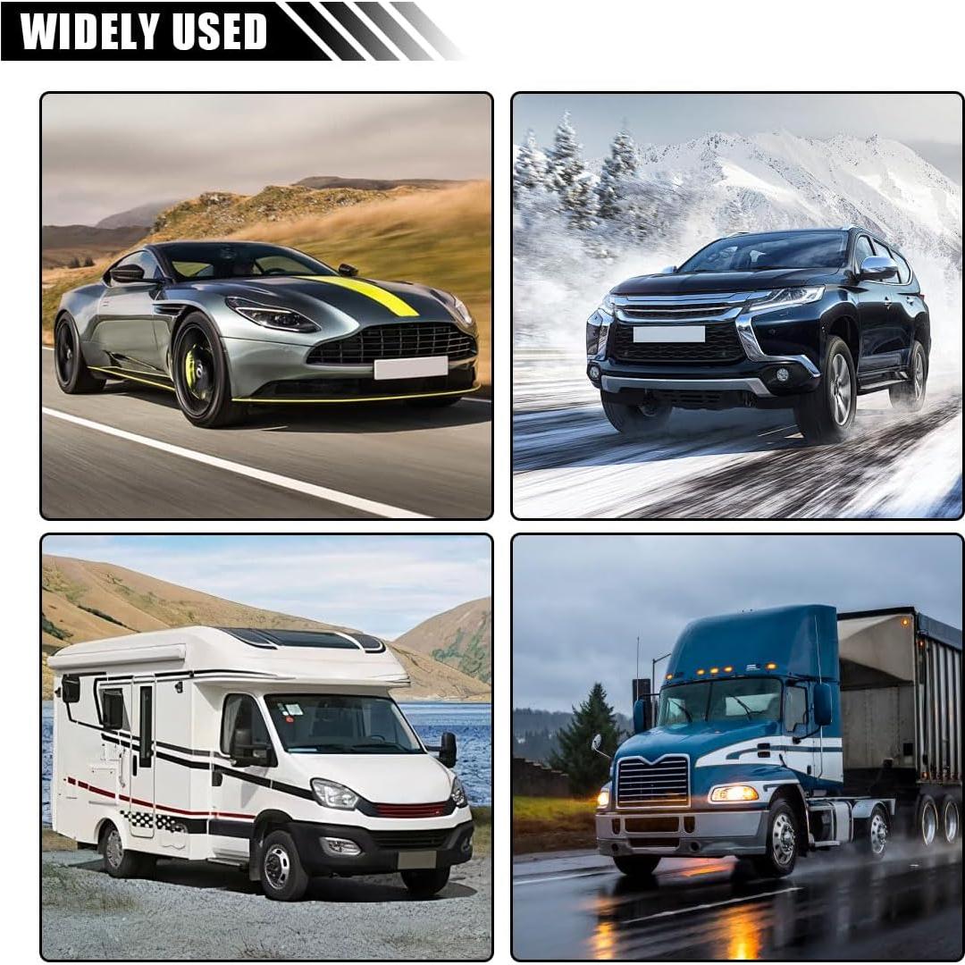 Cubierta de Volante Universal JOYCOURT 45.72 cm Negra