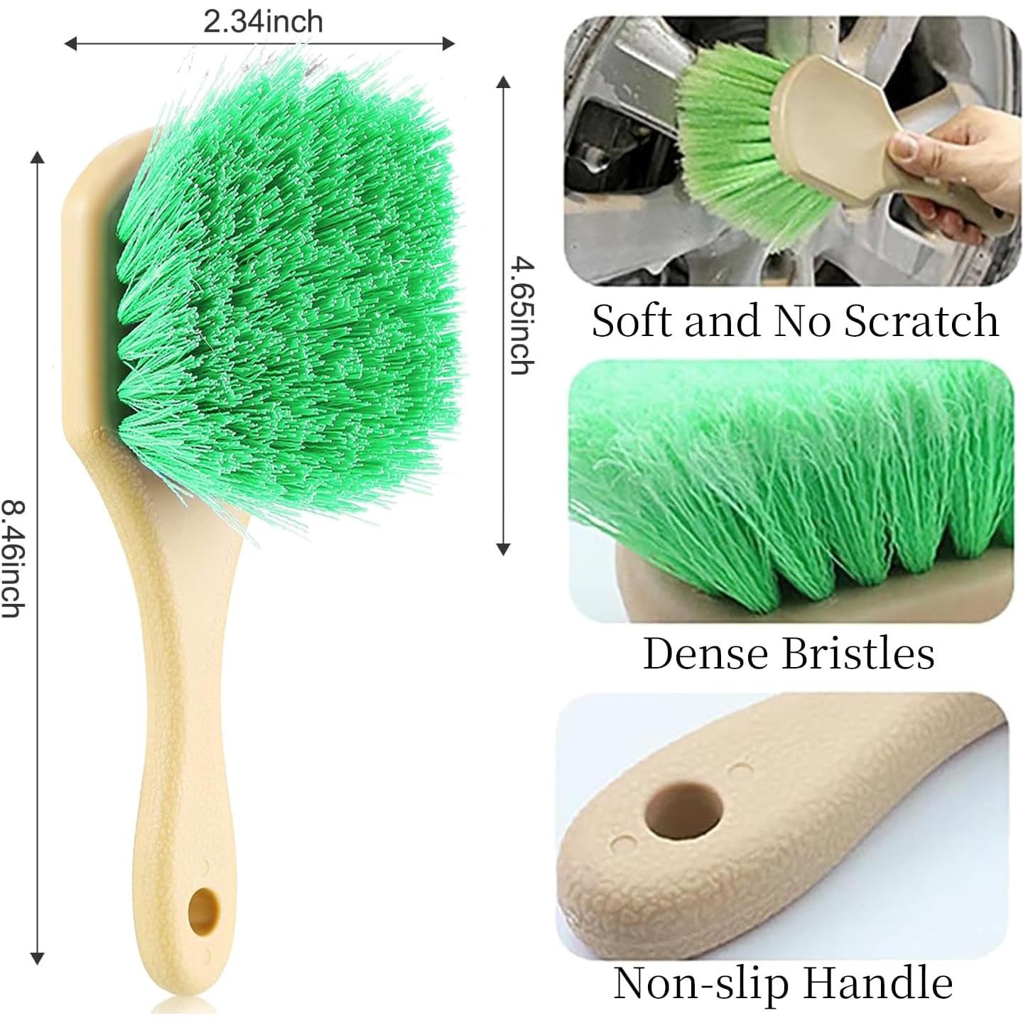 Juego de Cepillos de Limpieza Vidspl para Llantas y Neumáticos