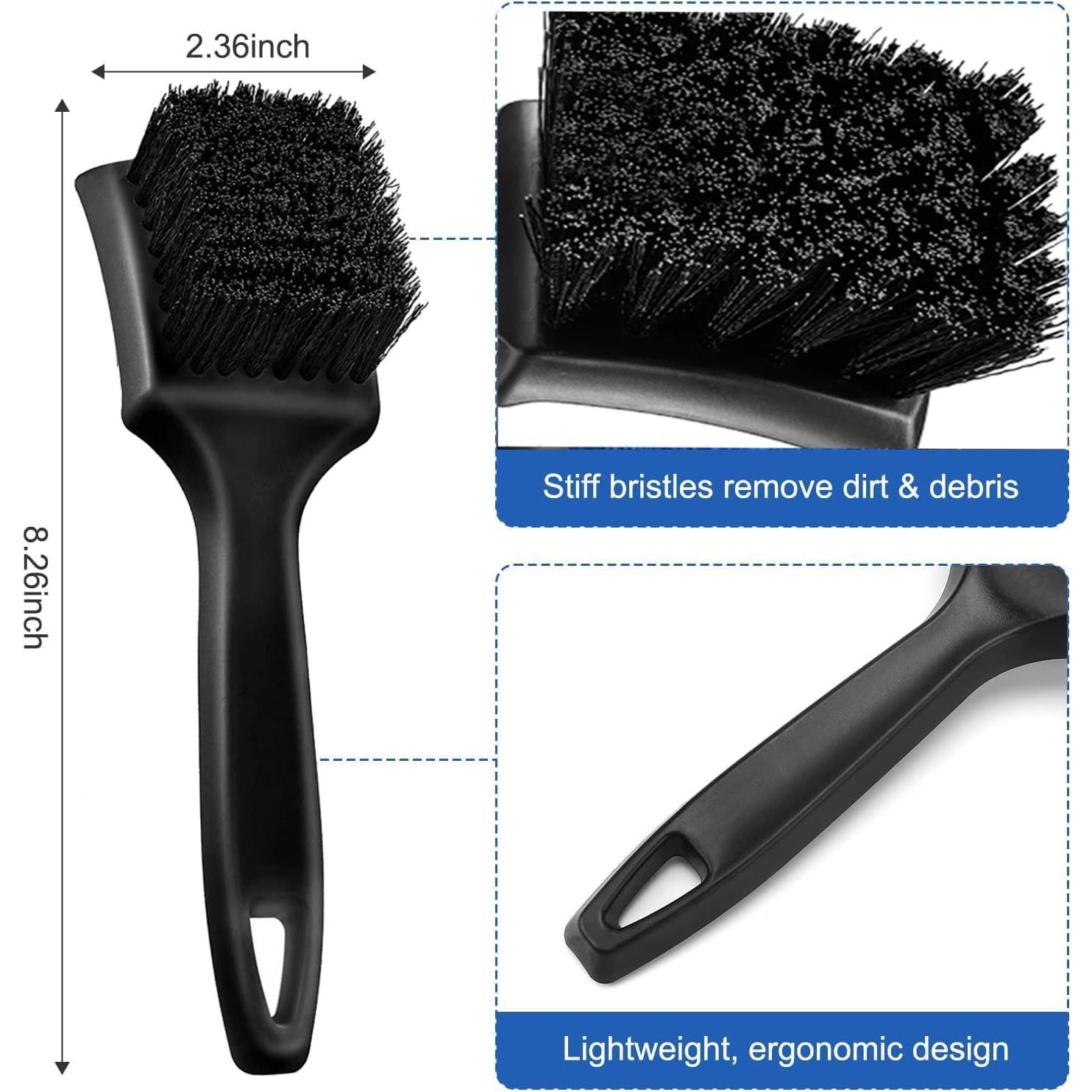 Juego de Cepillos de Limpieza Vidspl para Llantas y Neumáticos